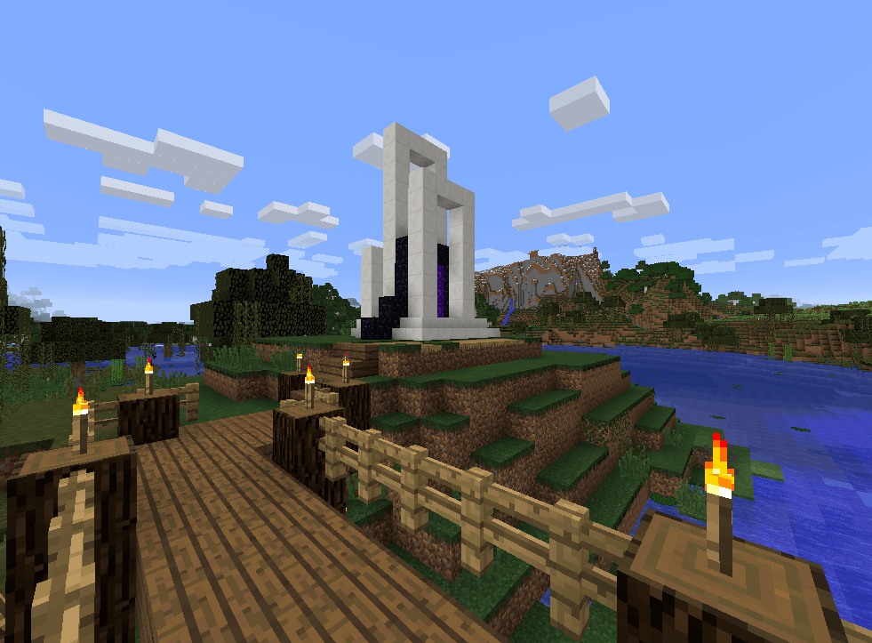 Do you decorate your Nether portals? I like to make modern