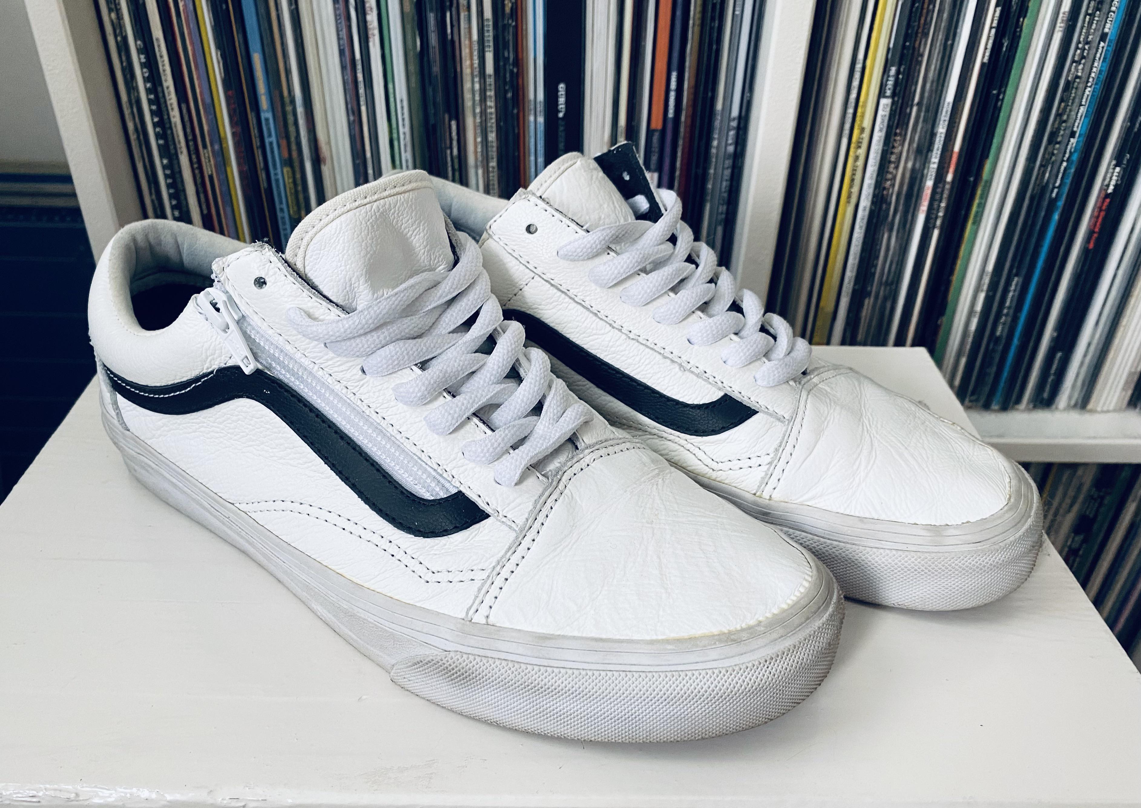…pulled my old ‘15 pair of Old Skool Premium Leather “Zipper” from the