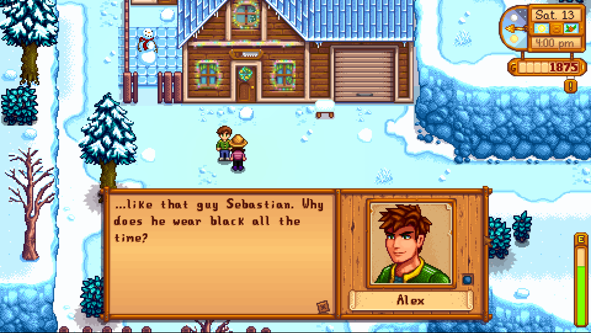 Why *does* he wear black all the time? r/StardewValley