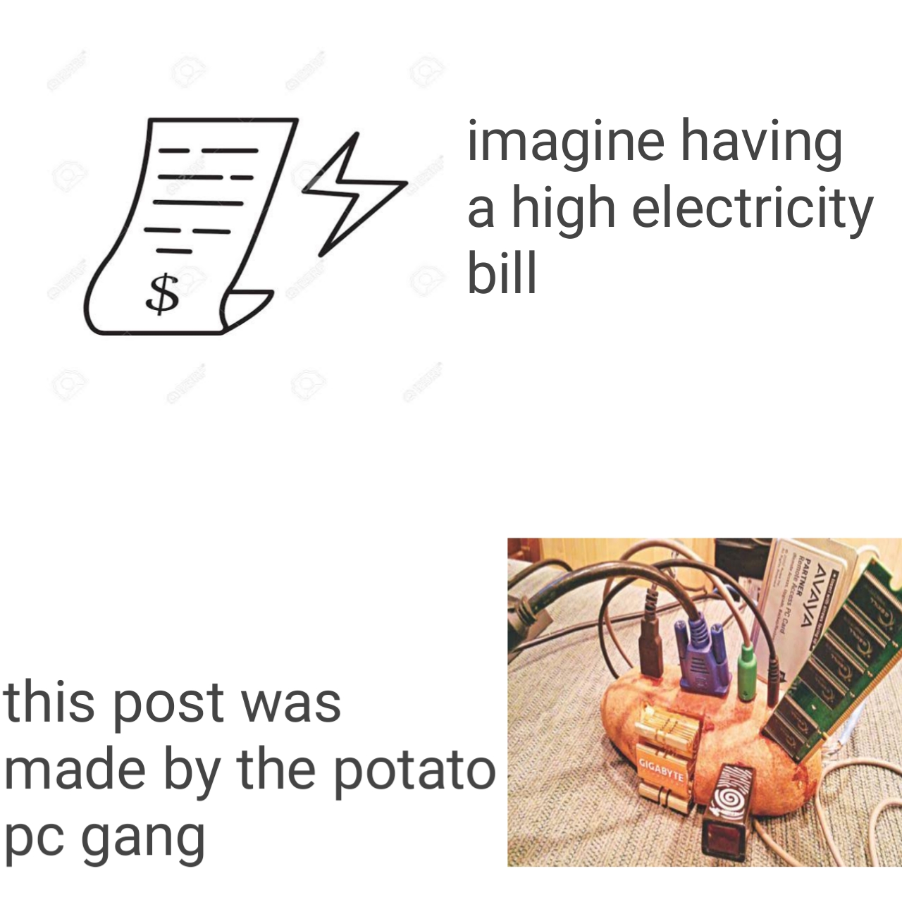 potatoes for life pcmasterrace