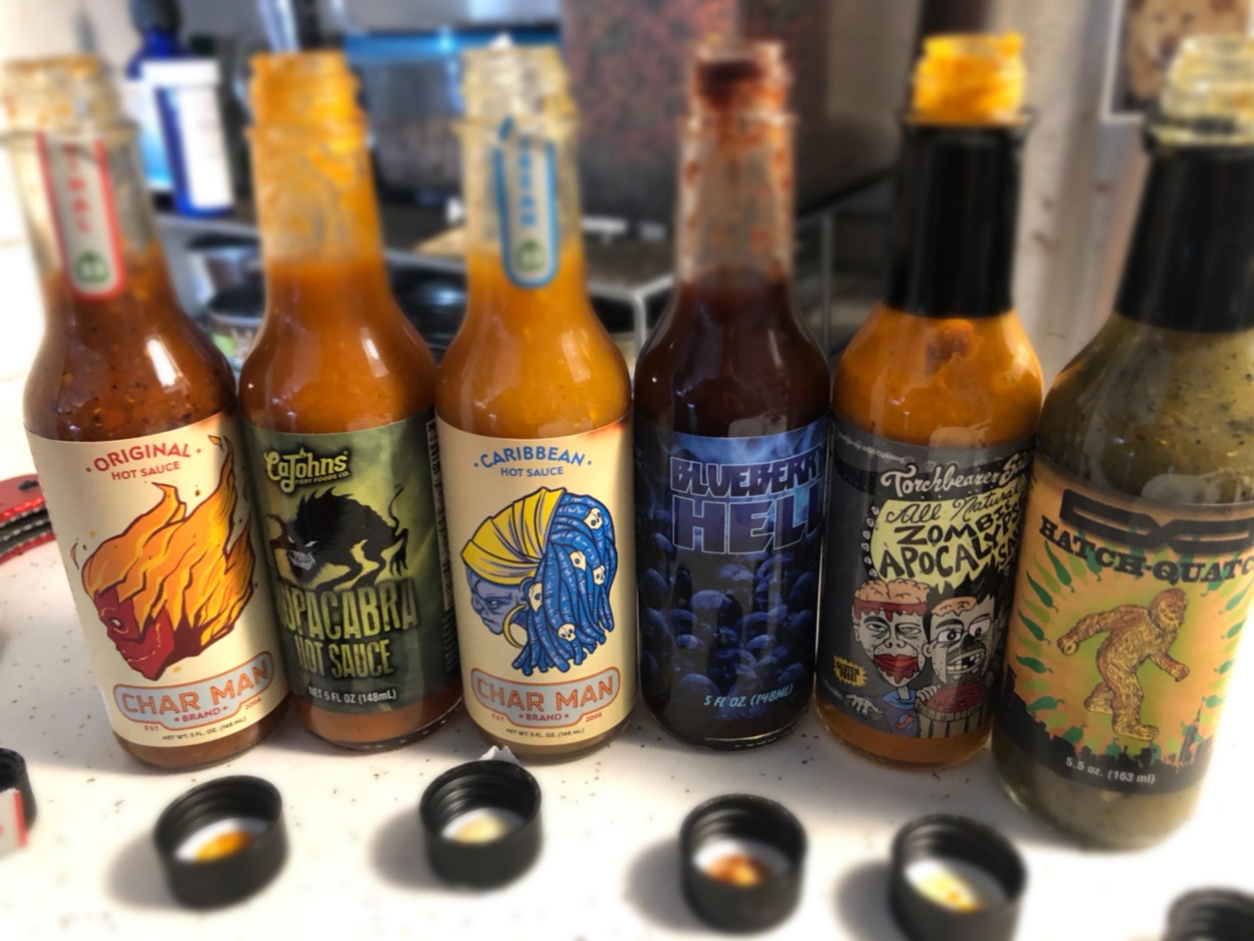My order is in! Hot sauce taste test this weekend! What are your