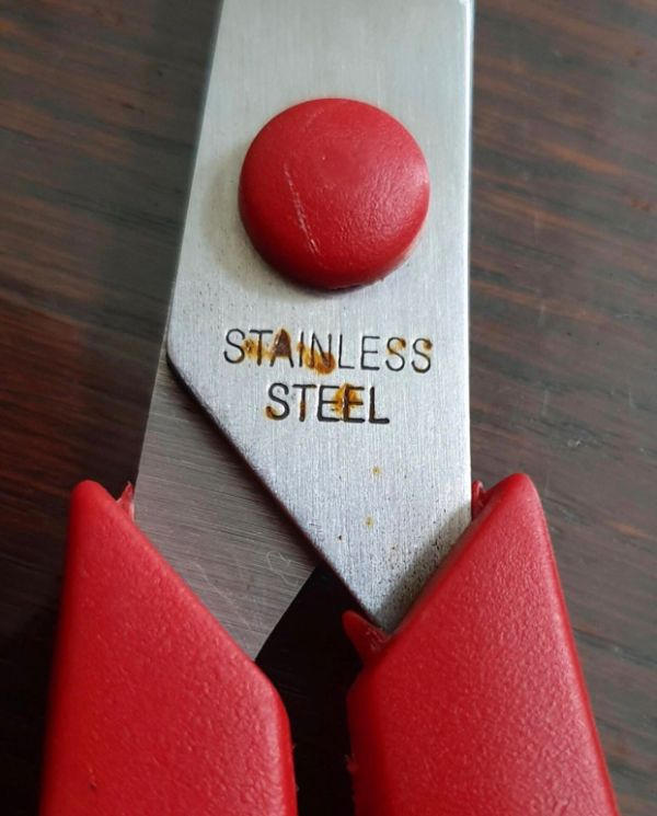 "Stainless Steel" r/mildlyinfuriating