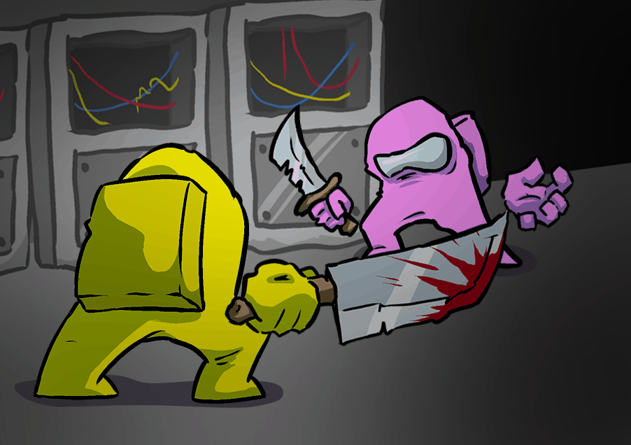 Among Us Made A Gif Of Imposters Infighting Gaming