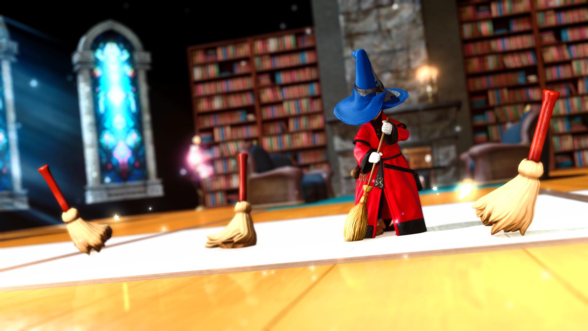 Cleaning up before a Disney themed party r/ffxiv