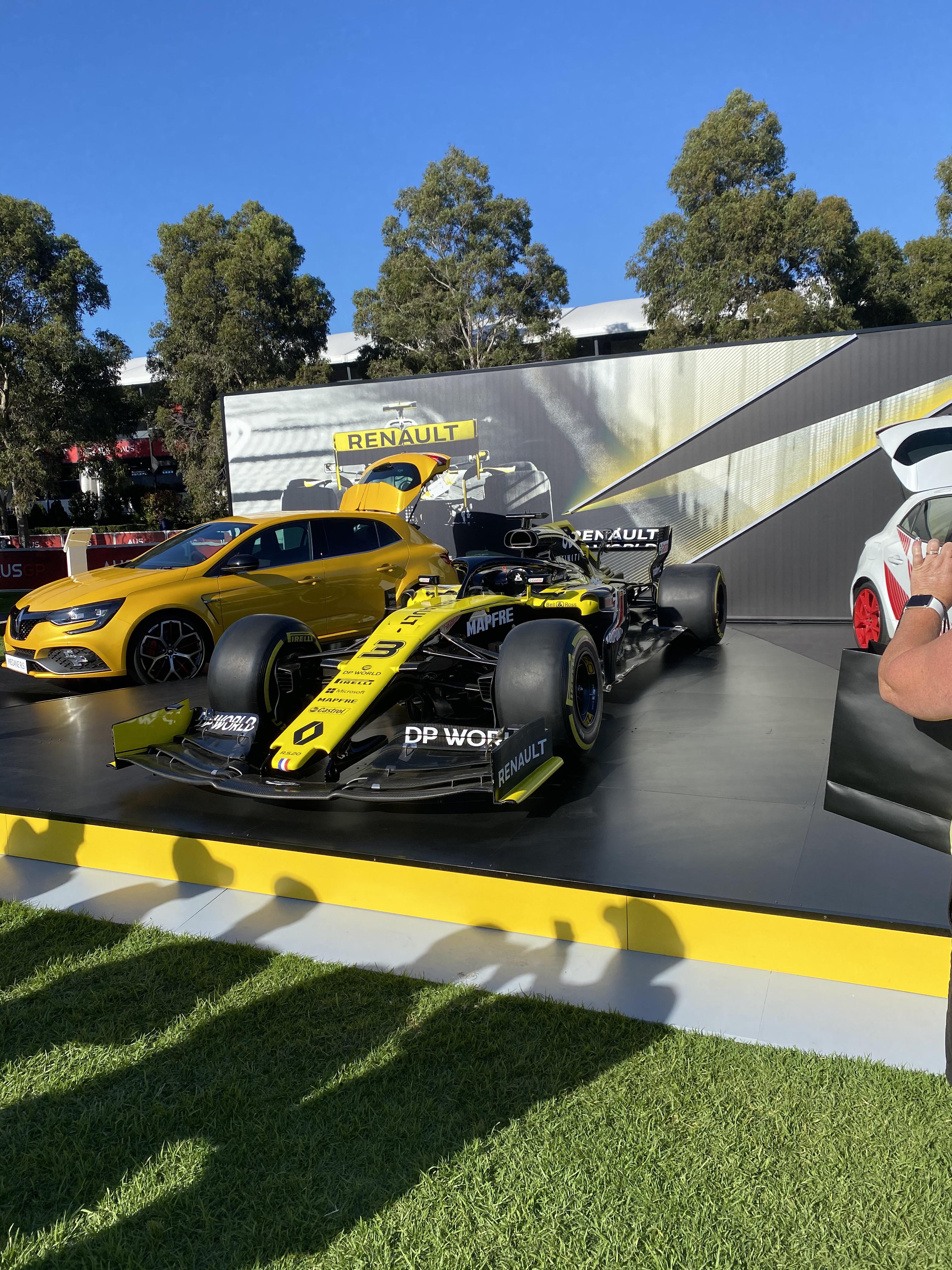 Danny Ric’s Renault at the 2020 Australian Grand Prix formula1