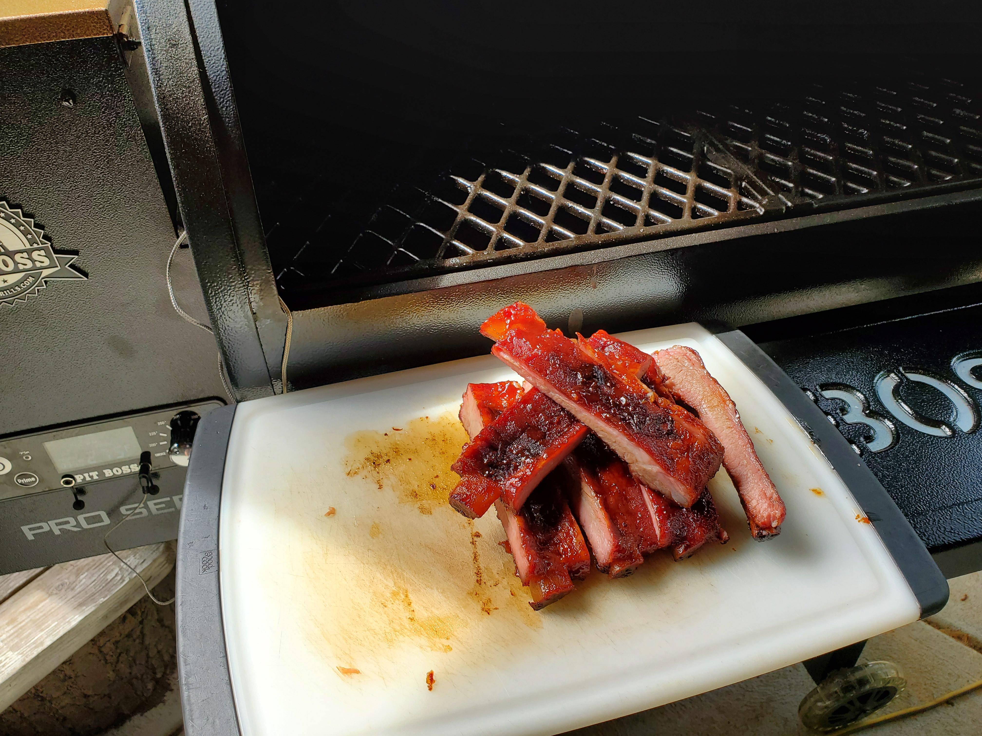 Pitt boss 820 pro [cherry and competition pellets] Saint Louis style