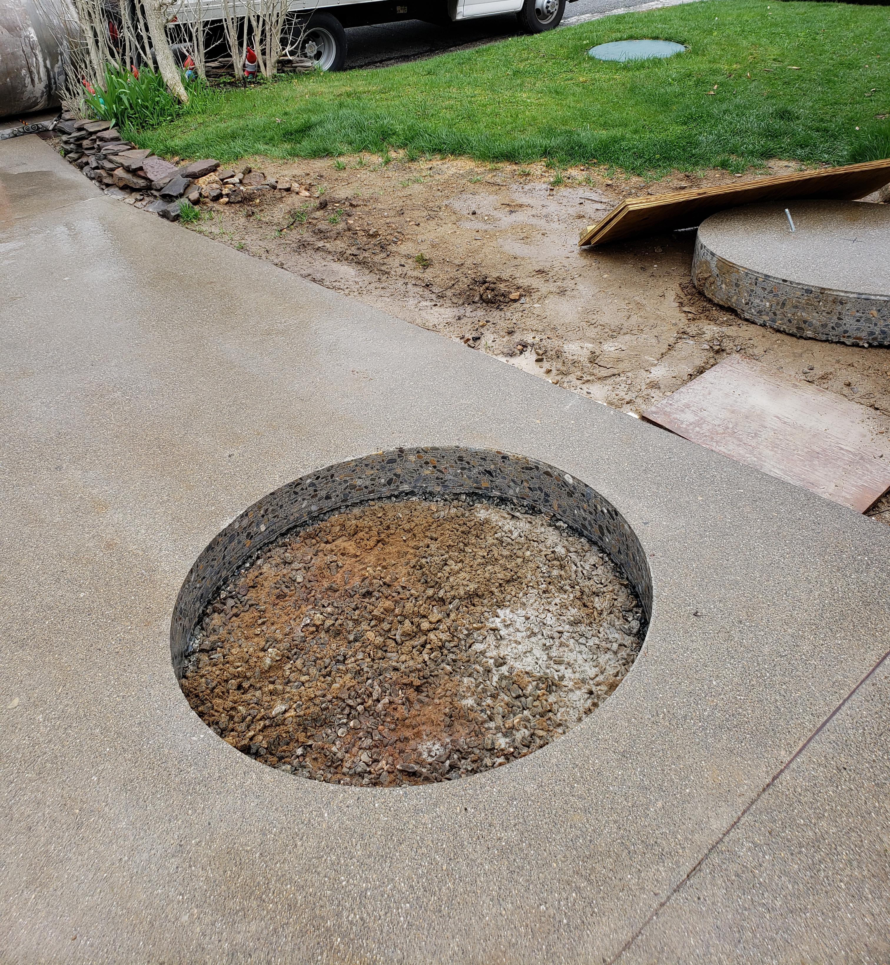 Finished 42"hole as requested. r/Construction