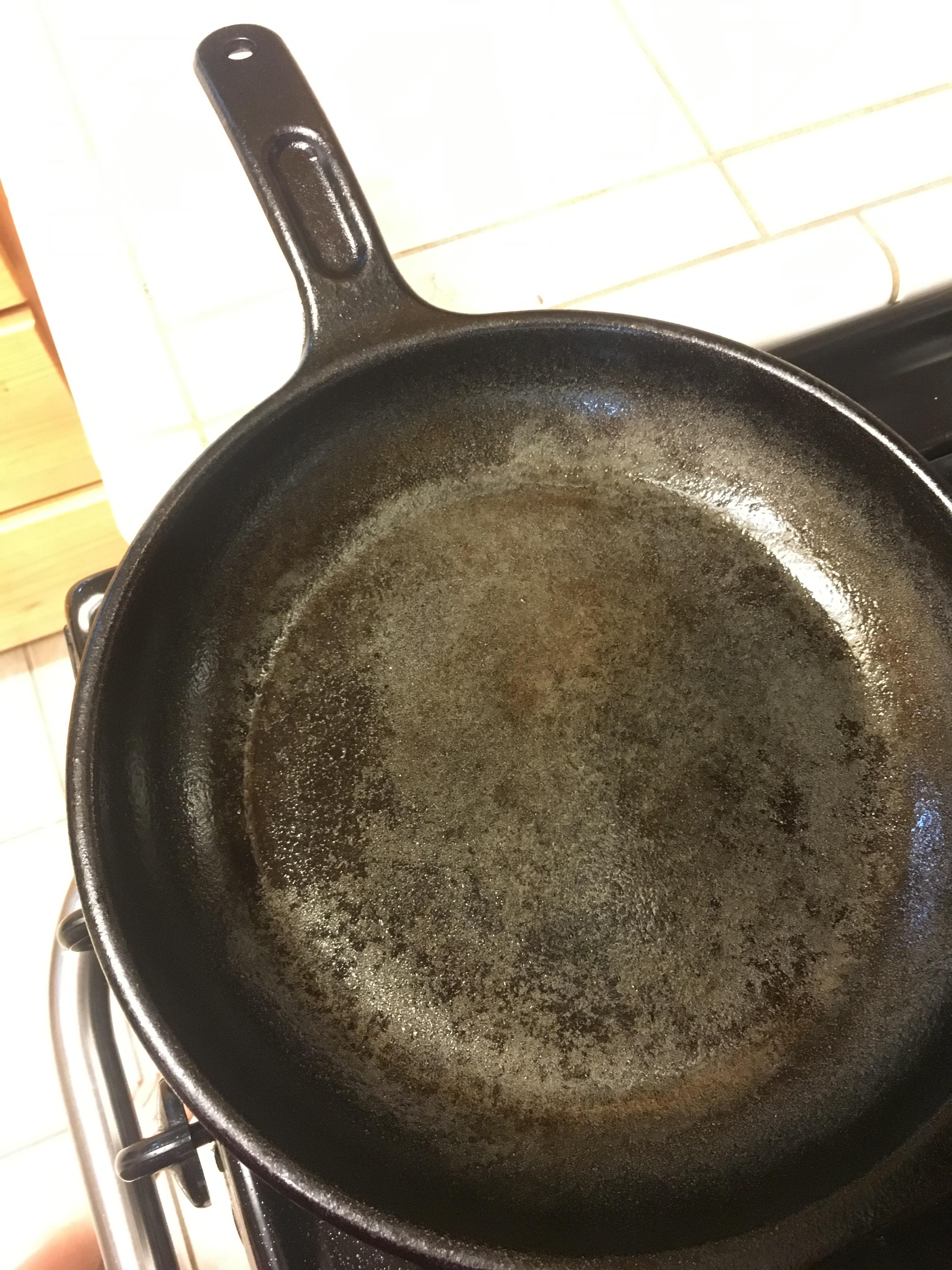 What happened to my pan? I just seasoned my cast iron about a week ago