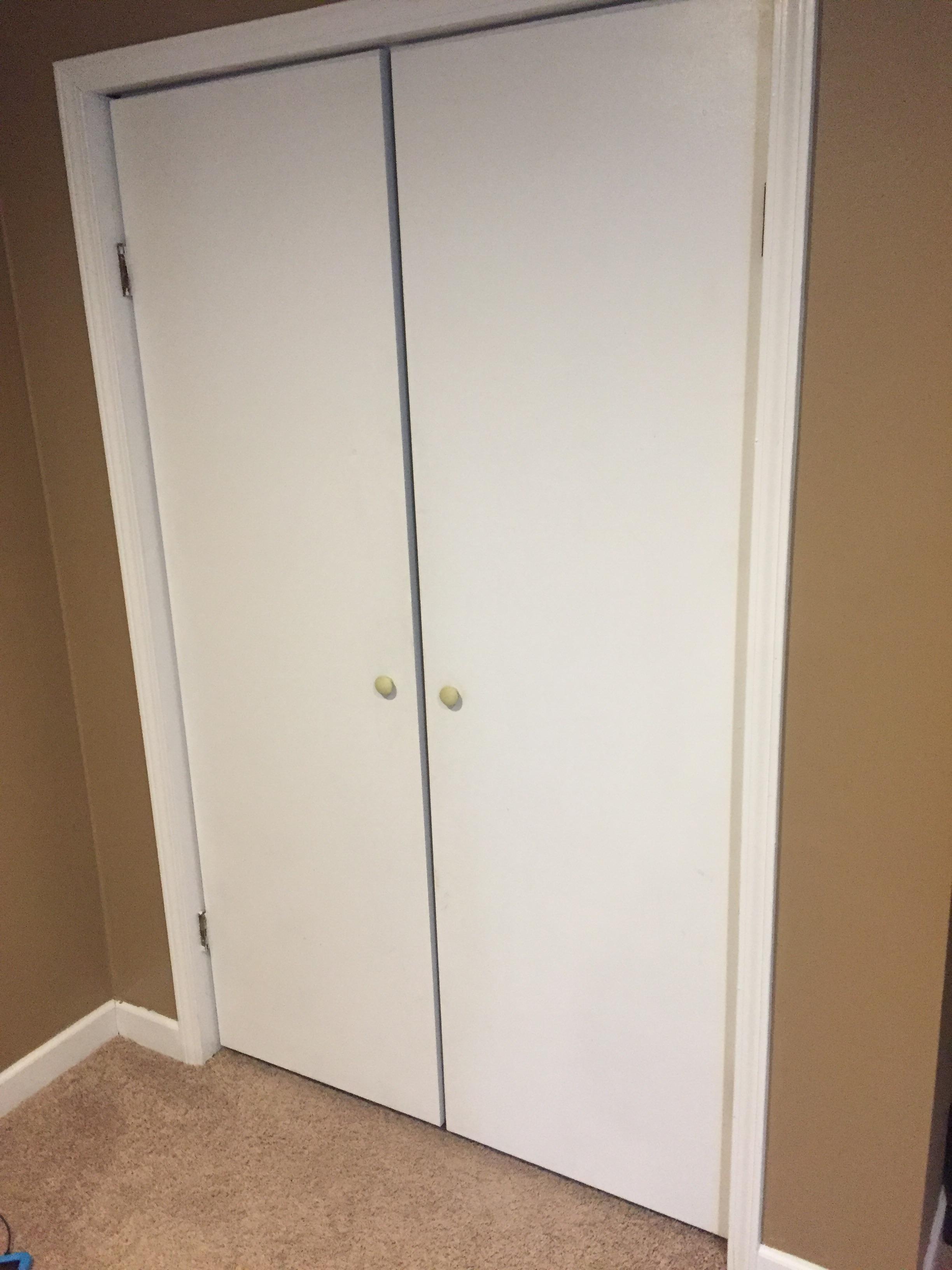 Any suggestions on how to improve my closet doors? These to me are