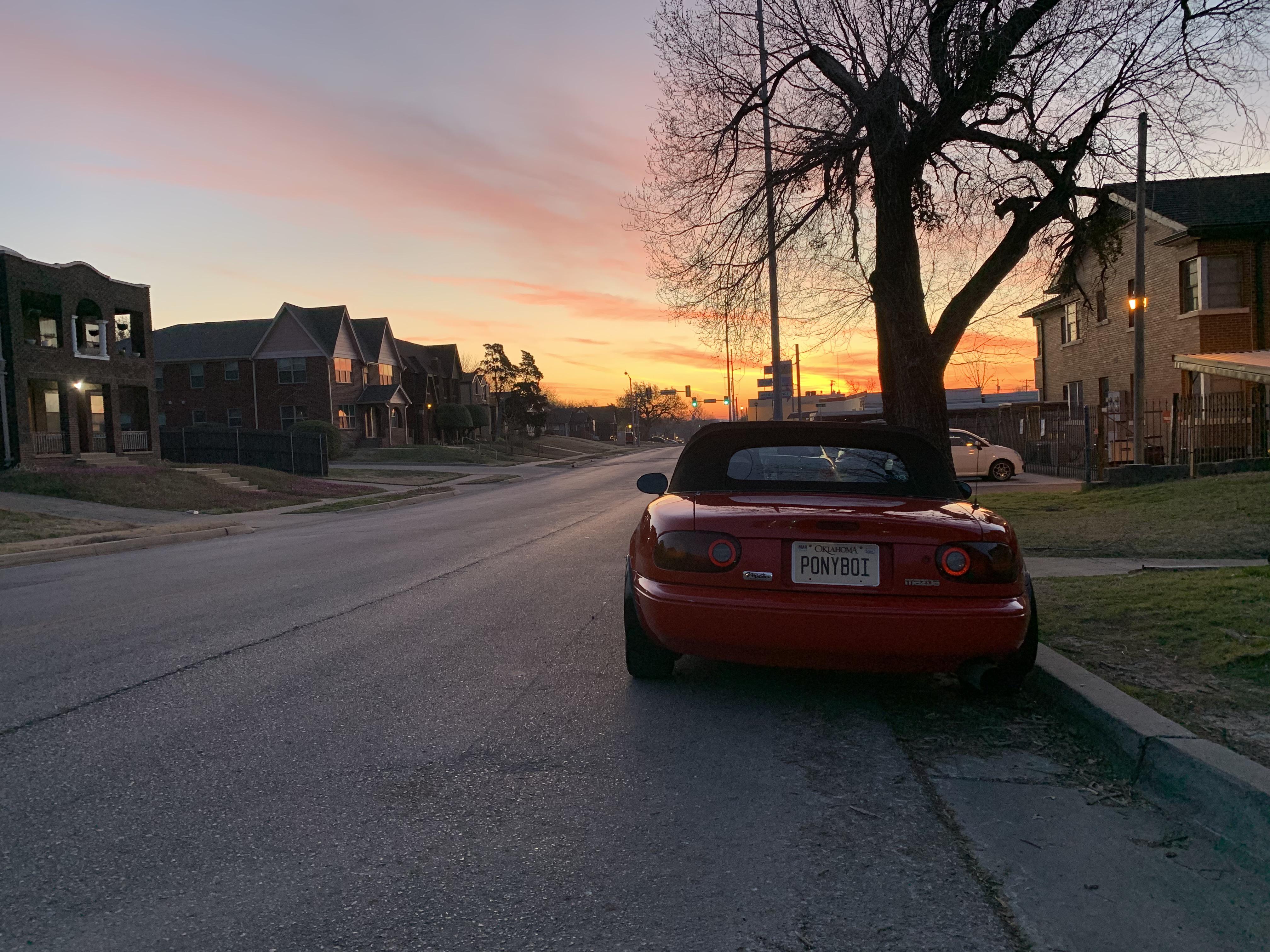 Ready for the OKC car show r/Miata