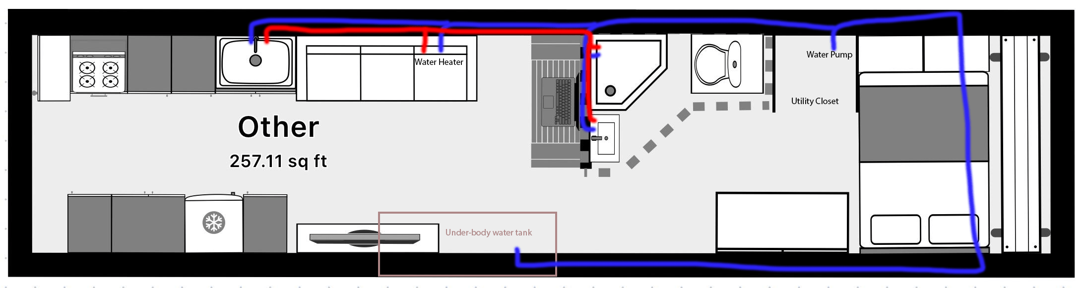 Will a water pump struggle to pull water with a long run leading up to