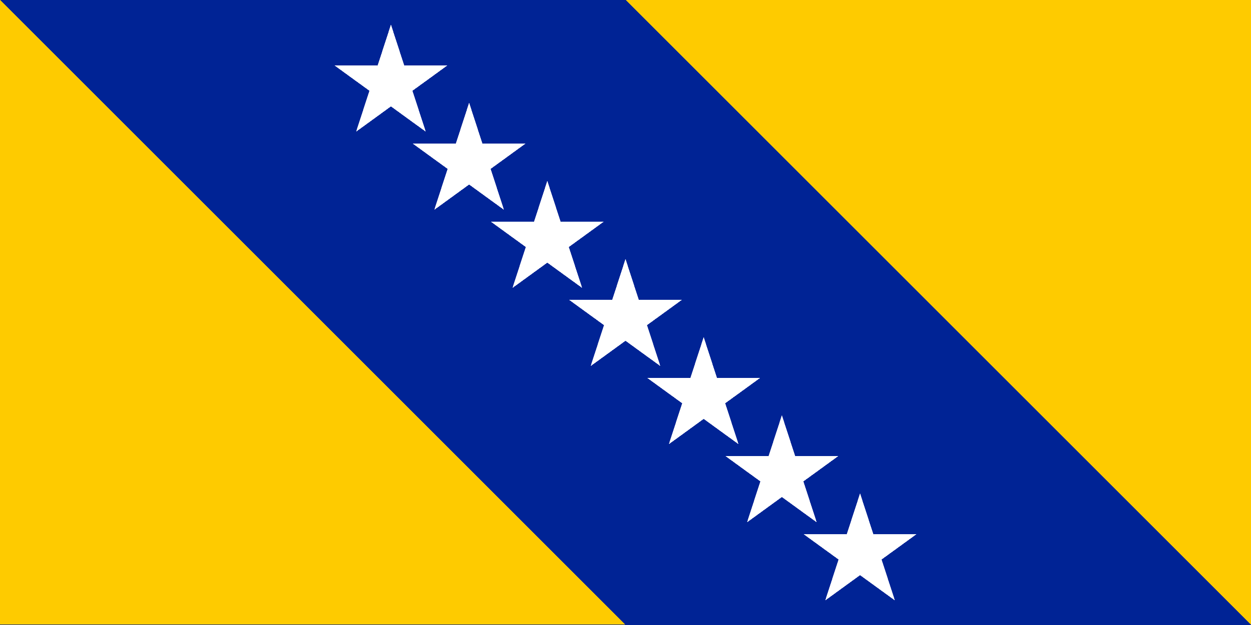 I made a redesign of the Bosnia and Herzegovina flag. r/vexillology