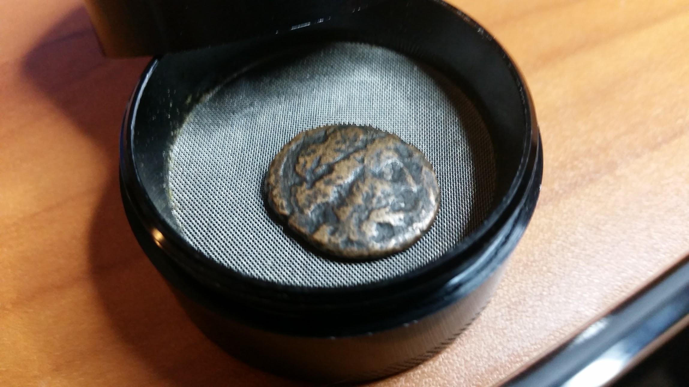 My 2100 year old grinder coin r/trees