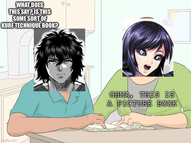 I can imagine Ohma learning to read in the Kure village r/Kengan_Ashura