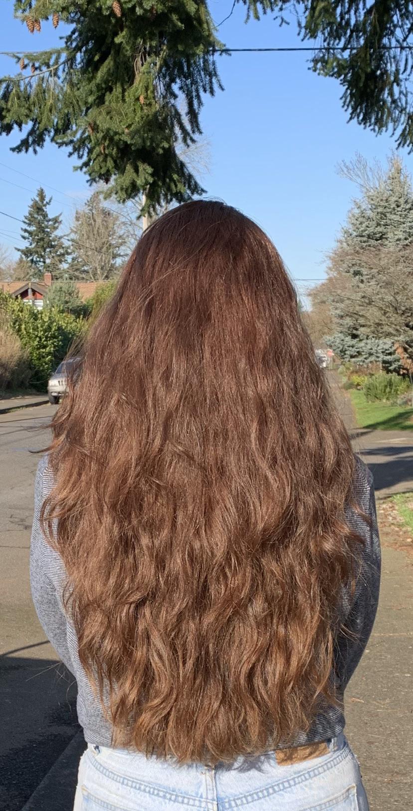 I have to wear my hair up for work but it’s starting to give me