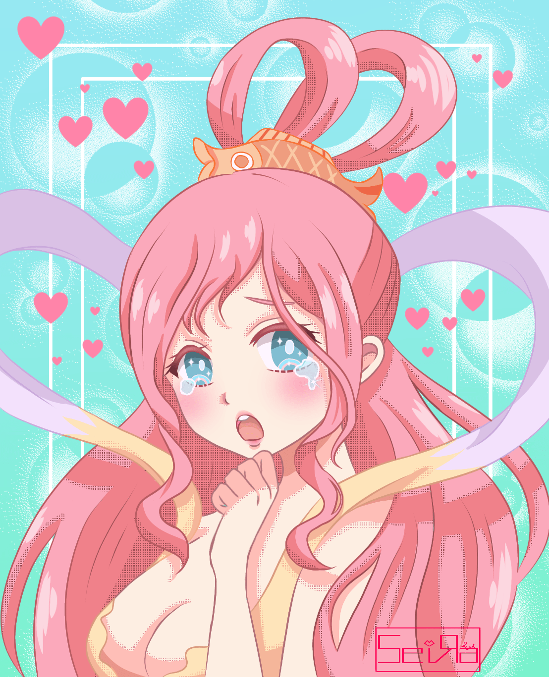Here's my fanart of Shirahoshi! OnePiece