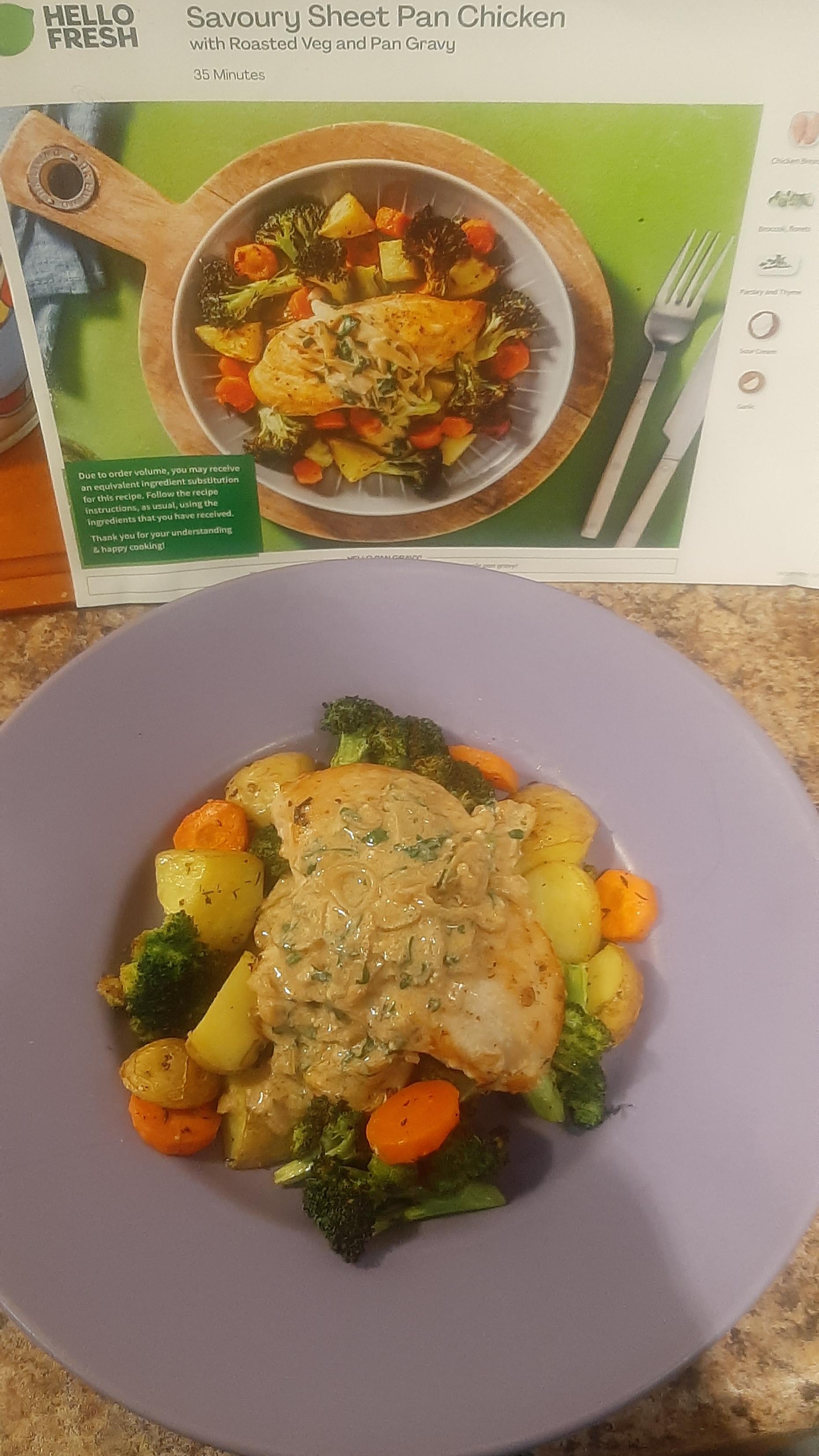 Savoury sheet pan chicken r/hellofresh