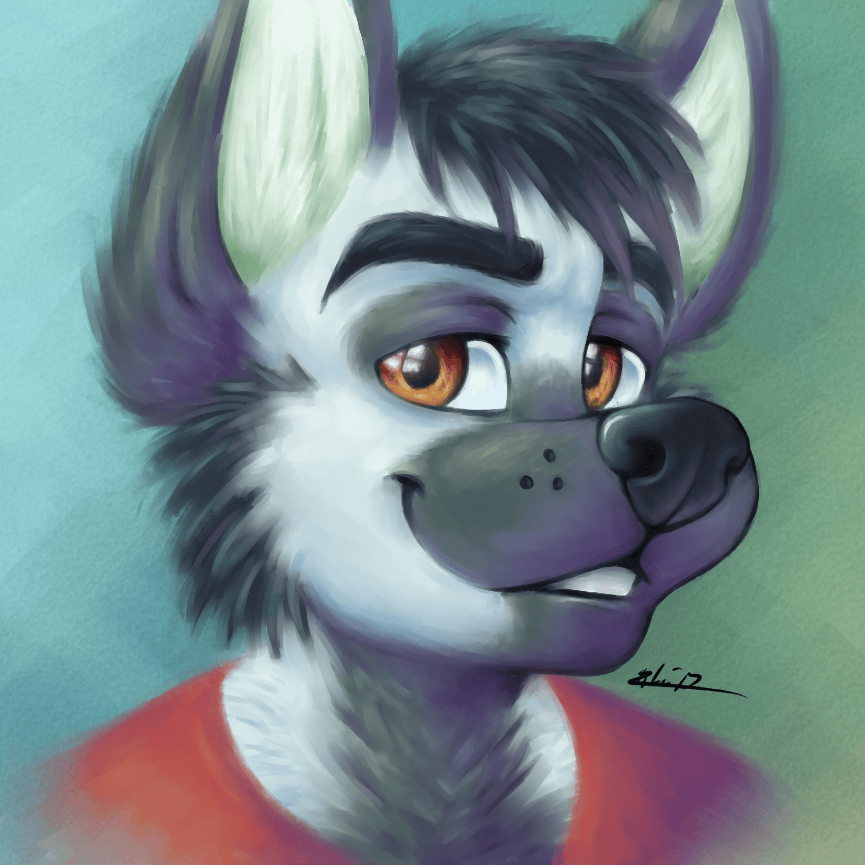 I really need to draw more with this style r/furry