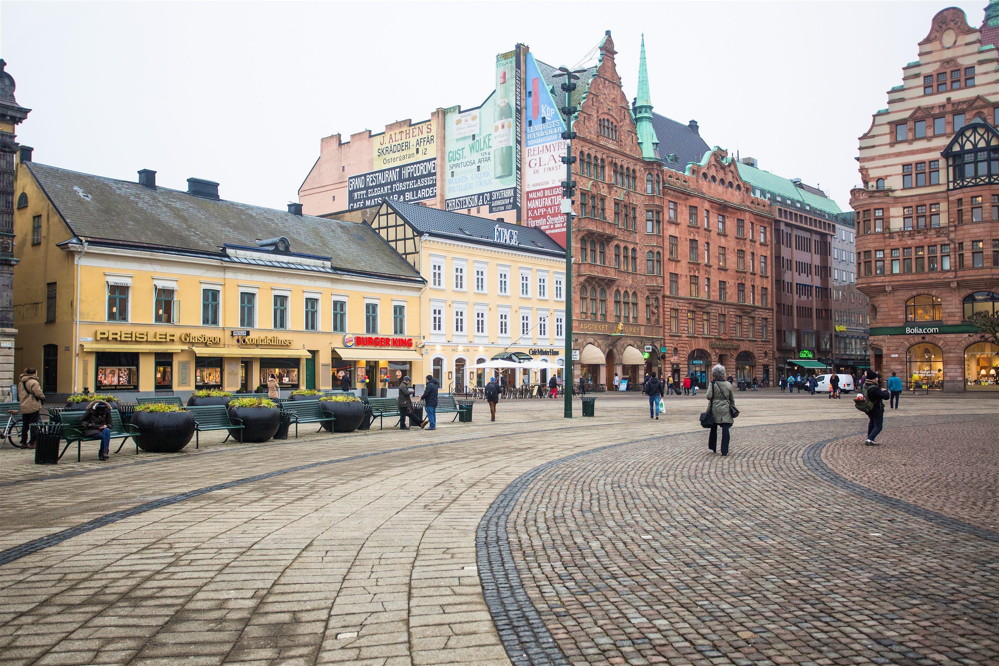 Here’s a picture of one of the cleanest city’s in the world, Malmo