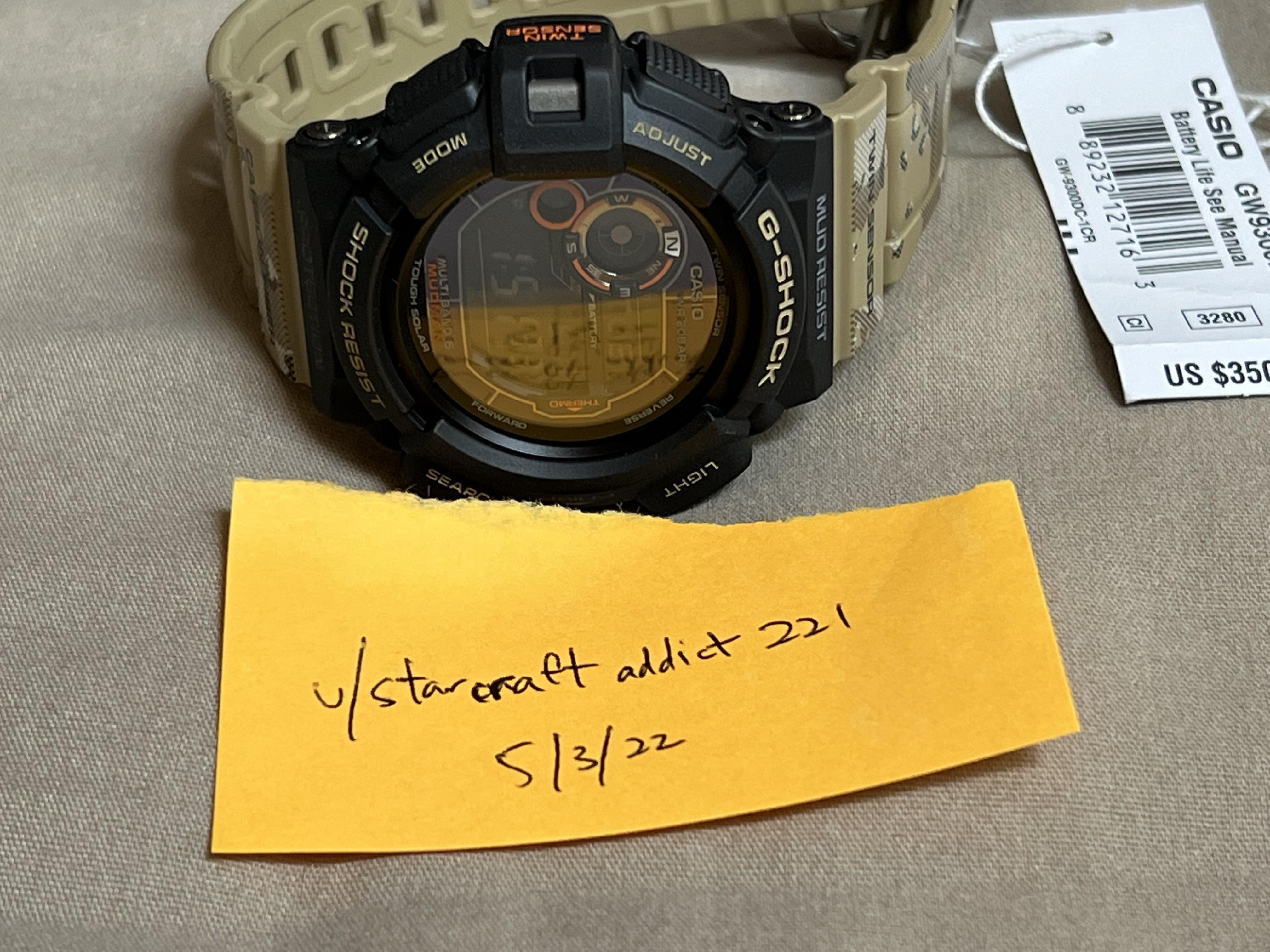 [WTS] GShock Mudman GW9300DC Desert Camo edition r/Gshockexchange
