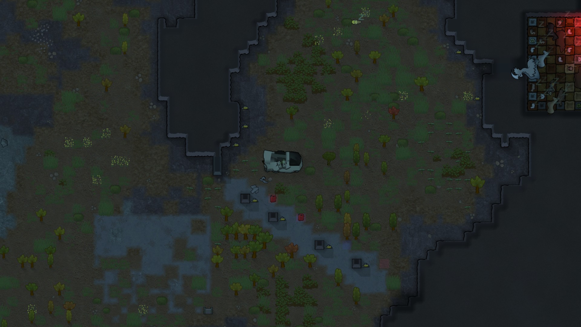 They always try to break into my Chicken Coop, through a boxed in