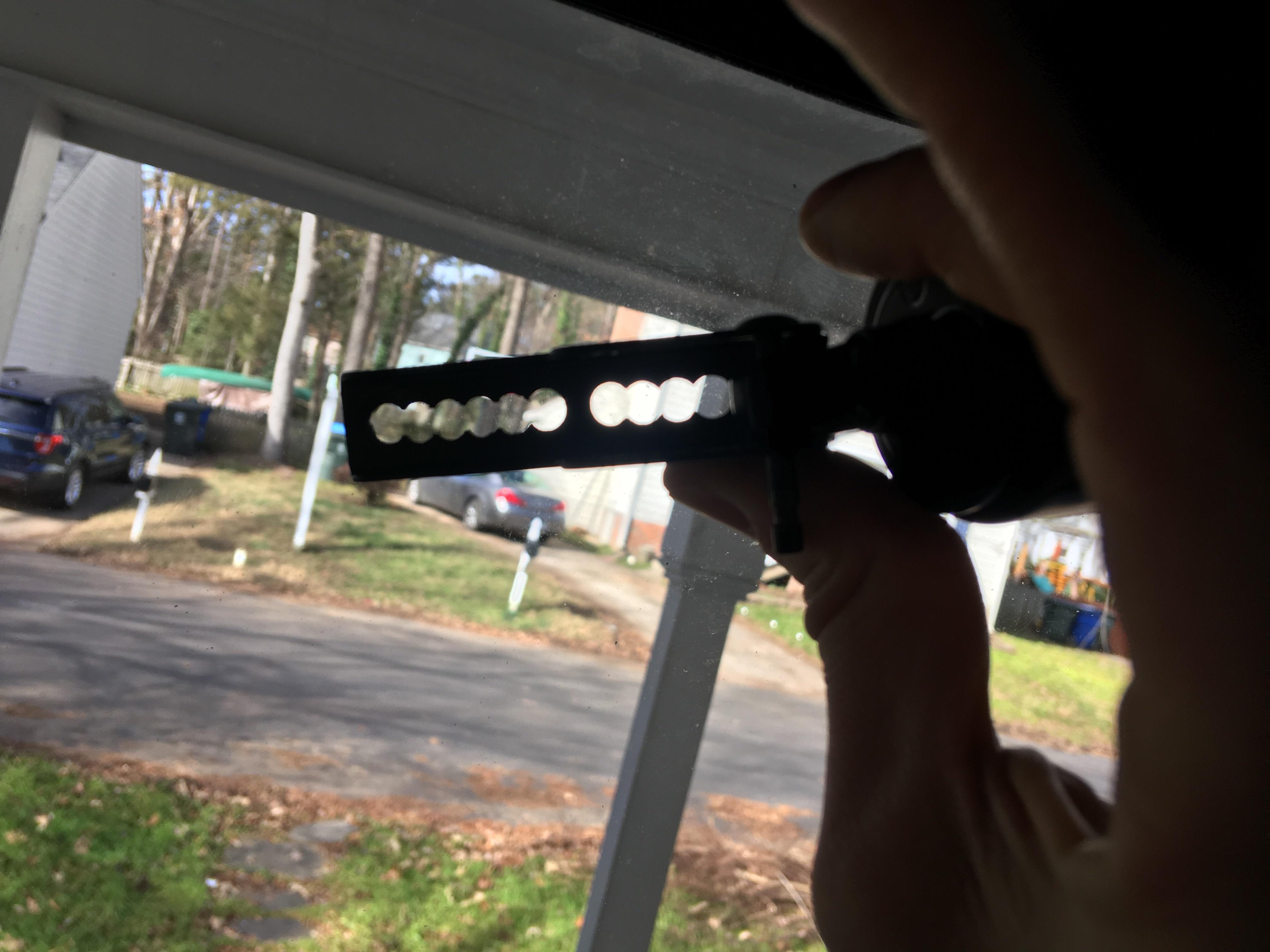 Glass door screw won’t hold! Screw keeps on slipping out of hole, door