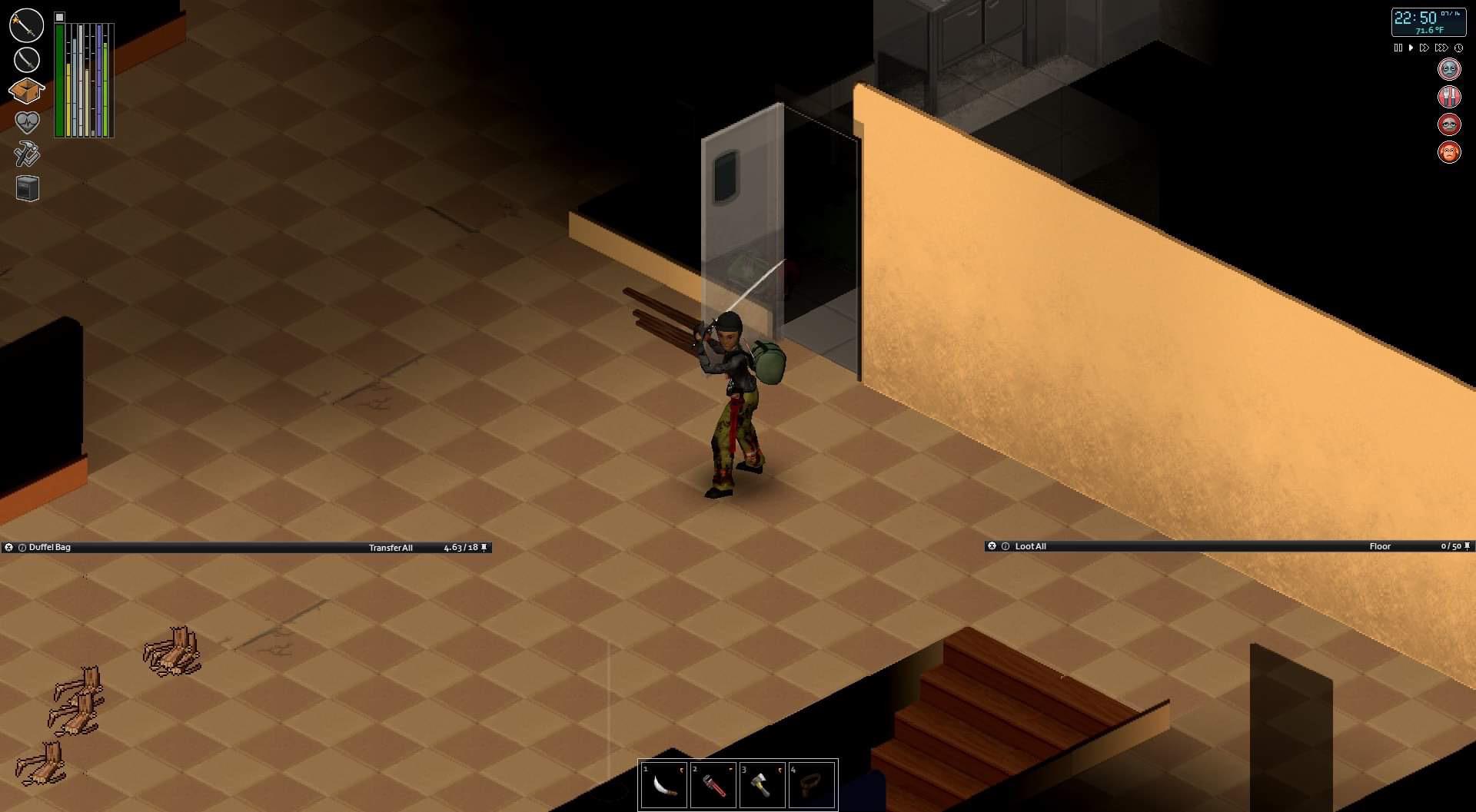 First Katana in 722 hours r/projectzomboid