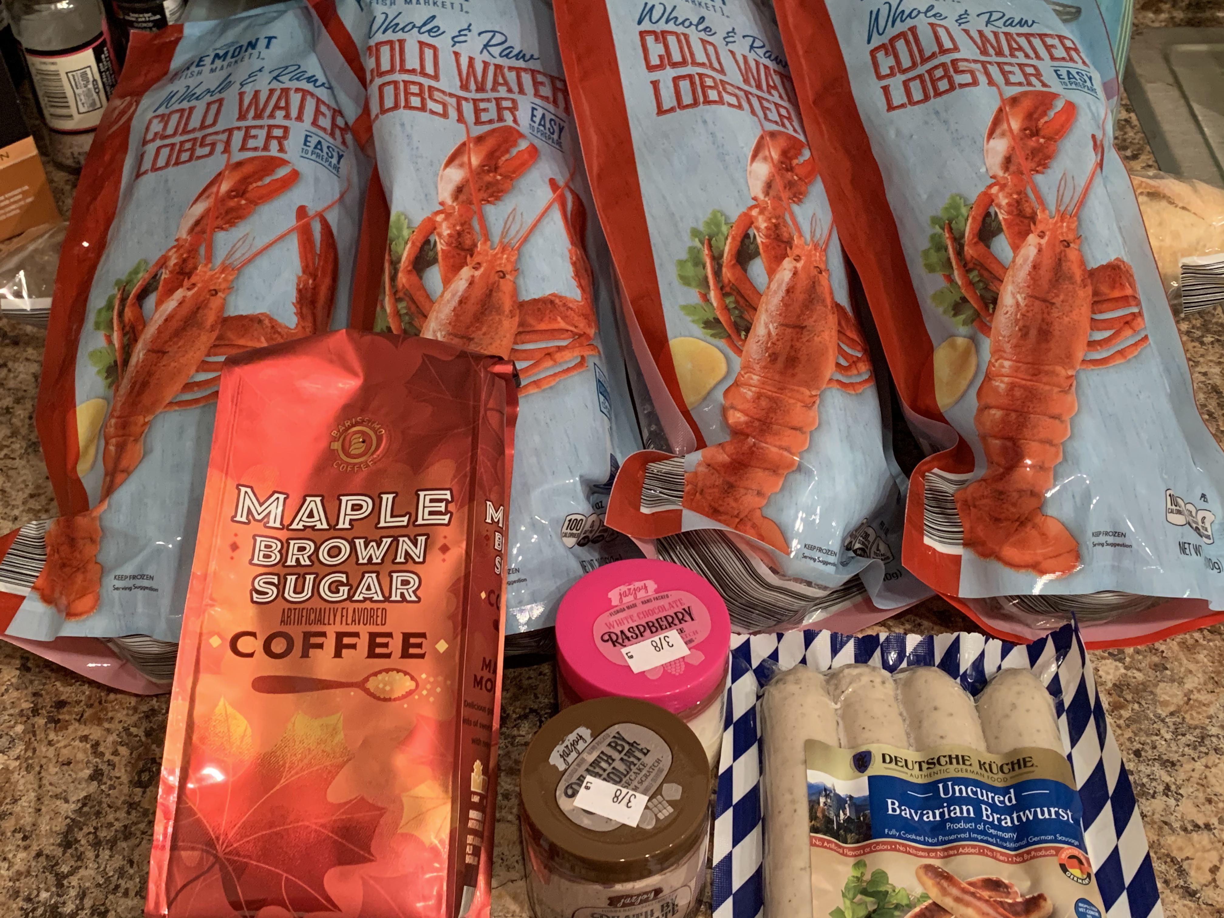 Lobster haul! Couldn’t pass this up! aldi
