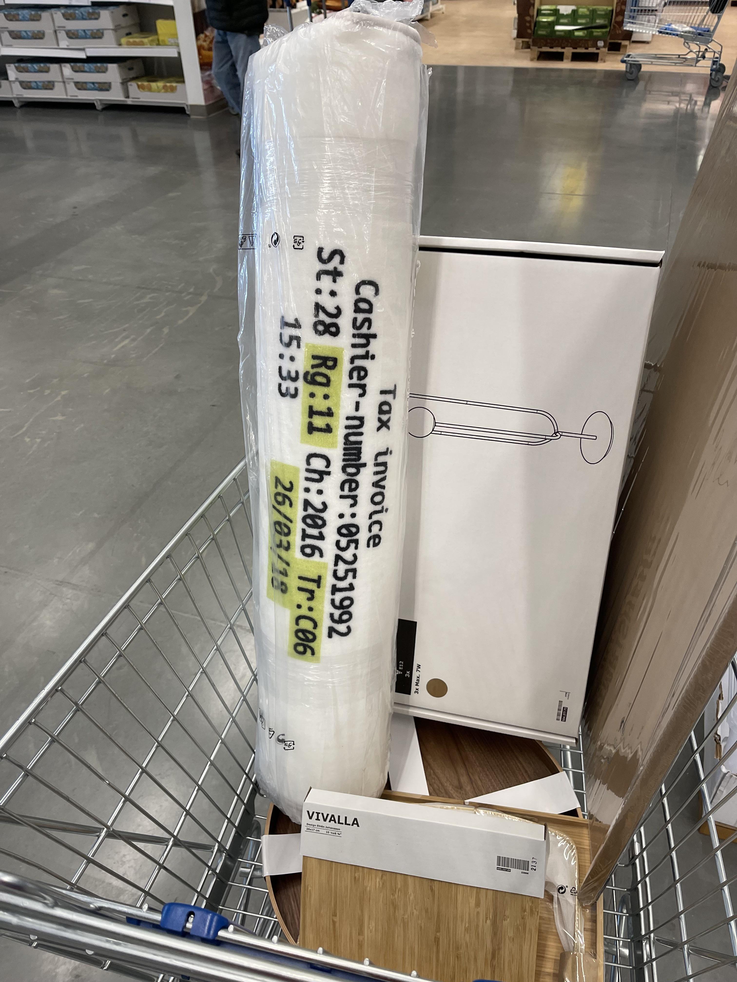 Found a Virgil X IKEA Receipt Rug in the Last Chance area today 😗 r/IKEA