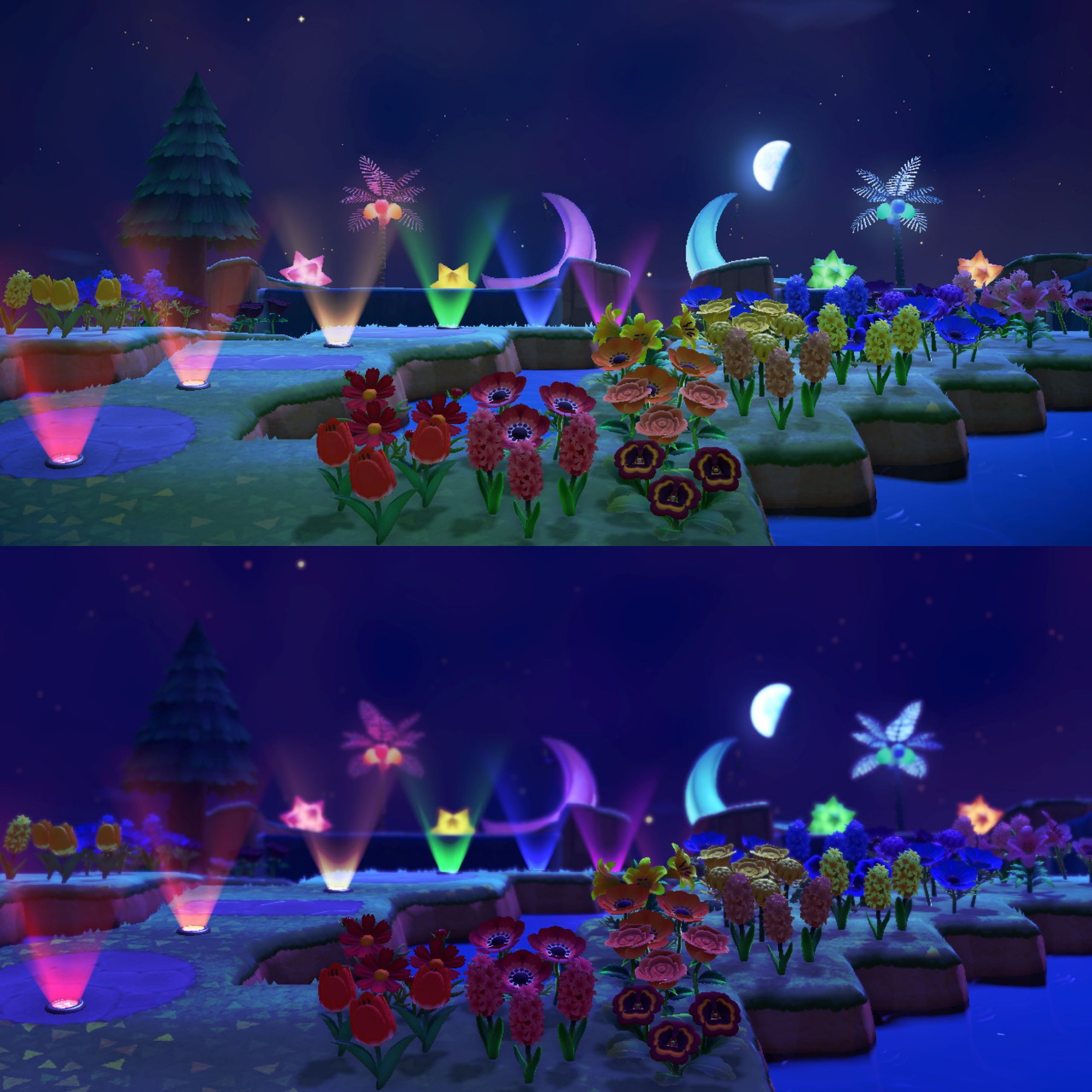 Finally finished my rainbow section AnimalCrossing