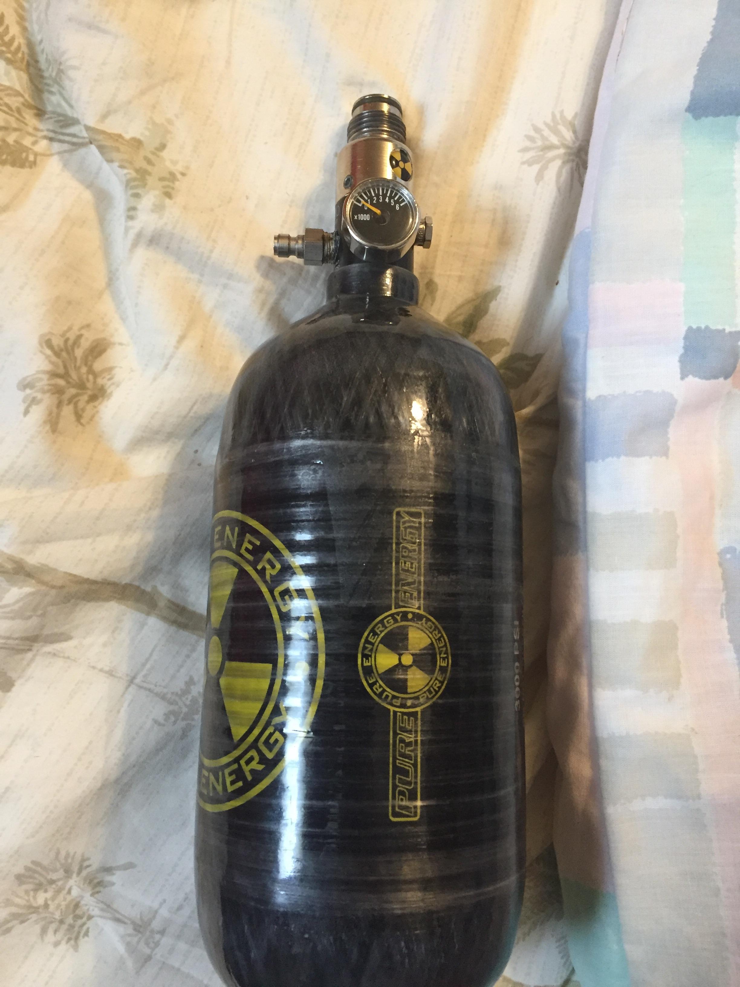 How do I take reg off of 68/3000 carbon fibre pure energy tank that’s