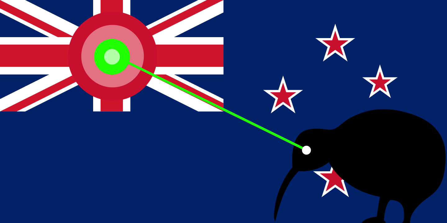 flag of new zealand but it was unsupportive of new zealand and the