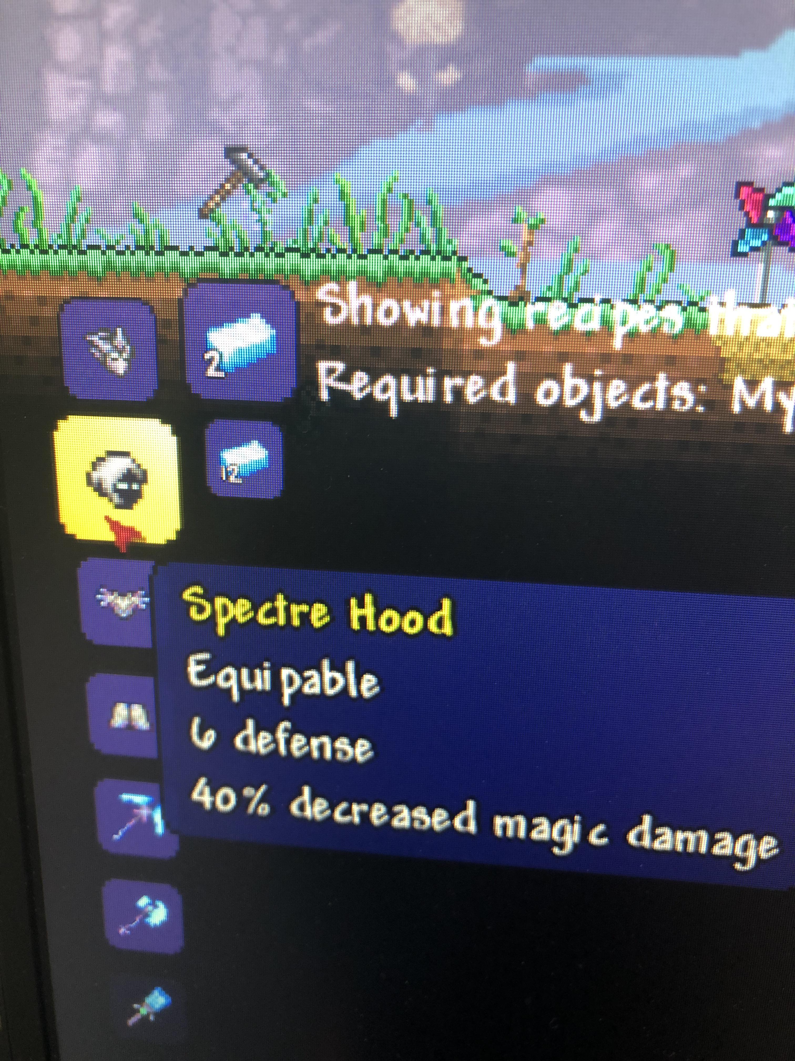 Why does the magic hood say 40 DECREASED magic damage? What does it actually do? r/Terraria
