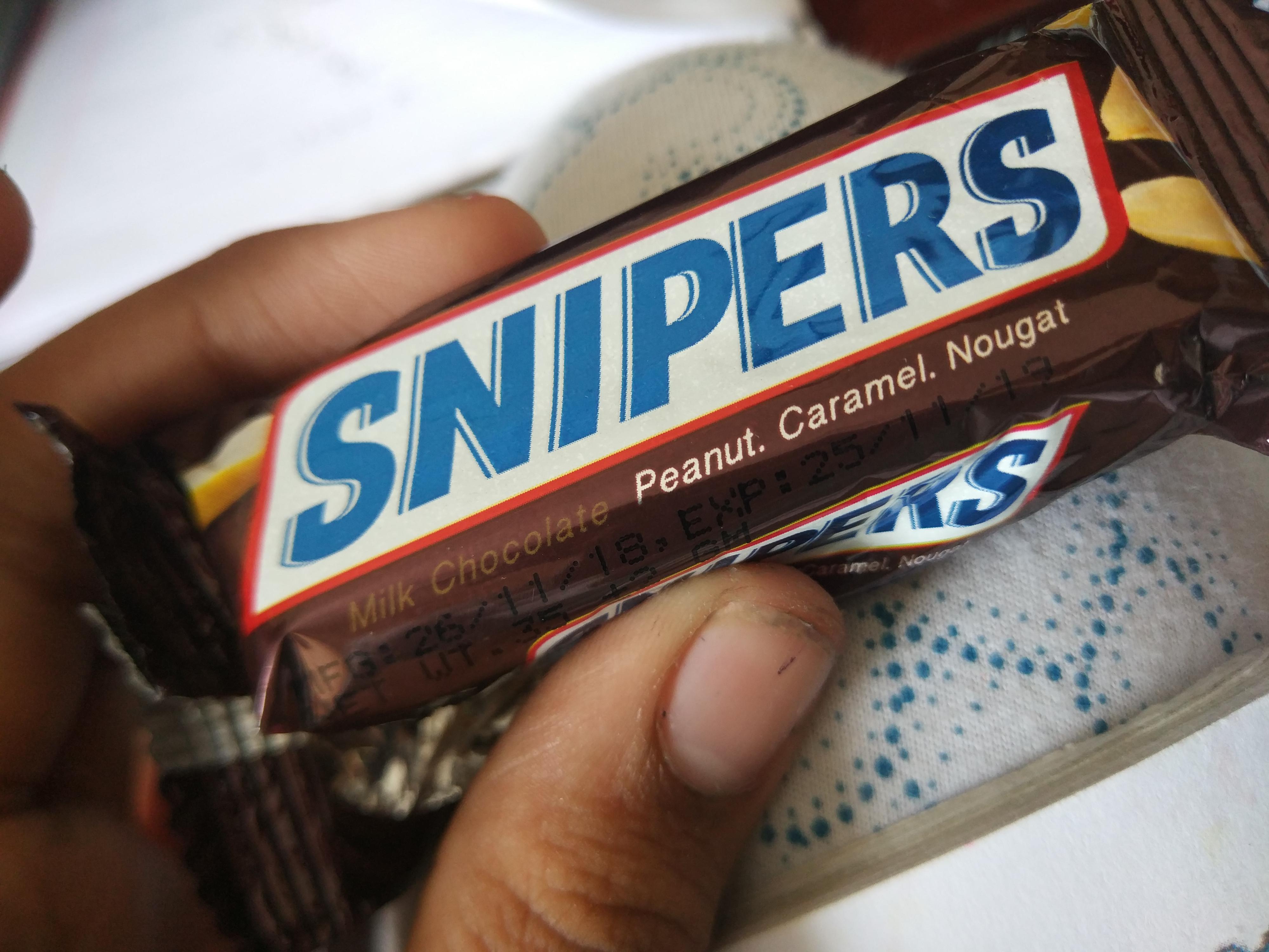 Why eat Snickers when you have Snipers, the candy bar that can kill you