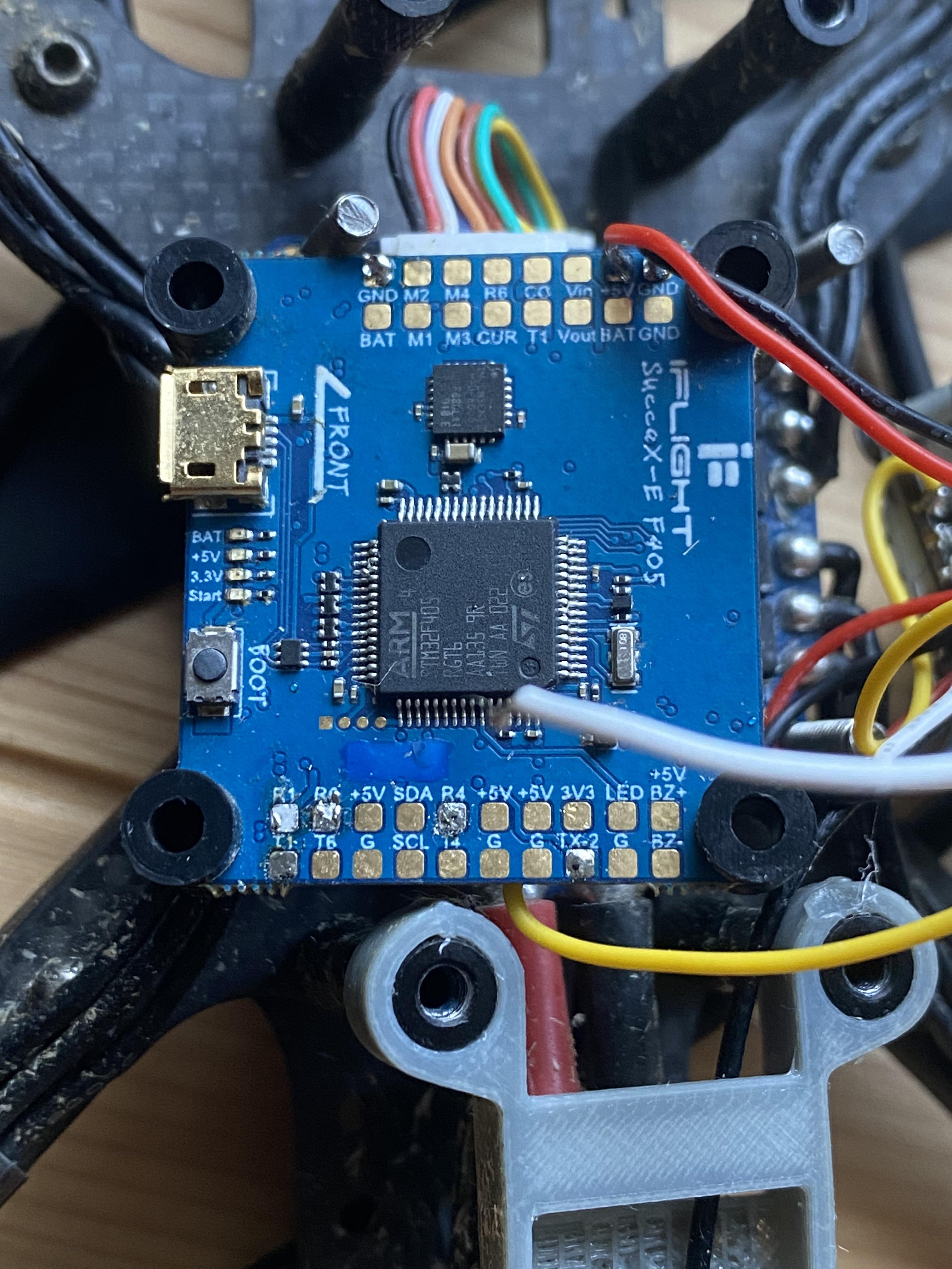 I’m at a loss here. Trying to attach a Caddx Vista for DJI system to my