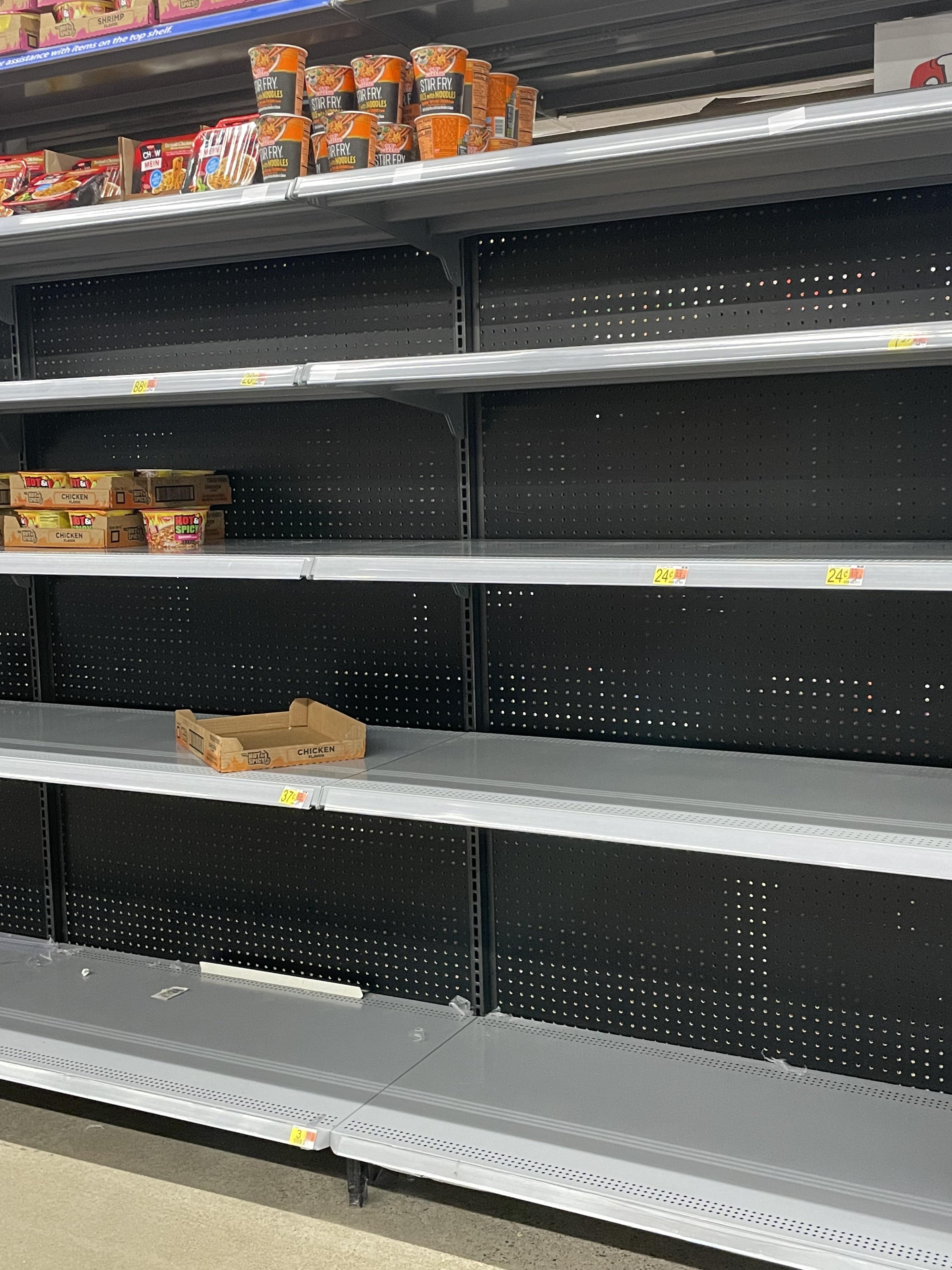 (SoCal, USA) Ramen aisle. r/Shortages