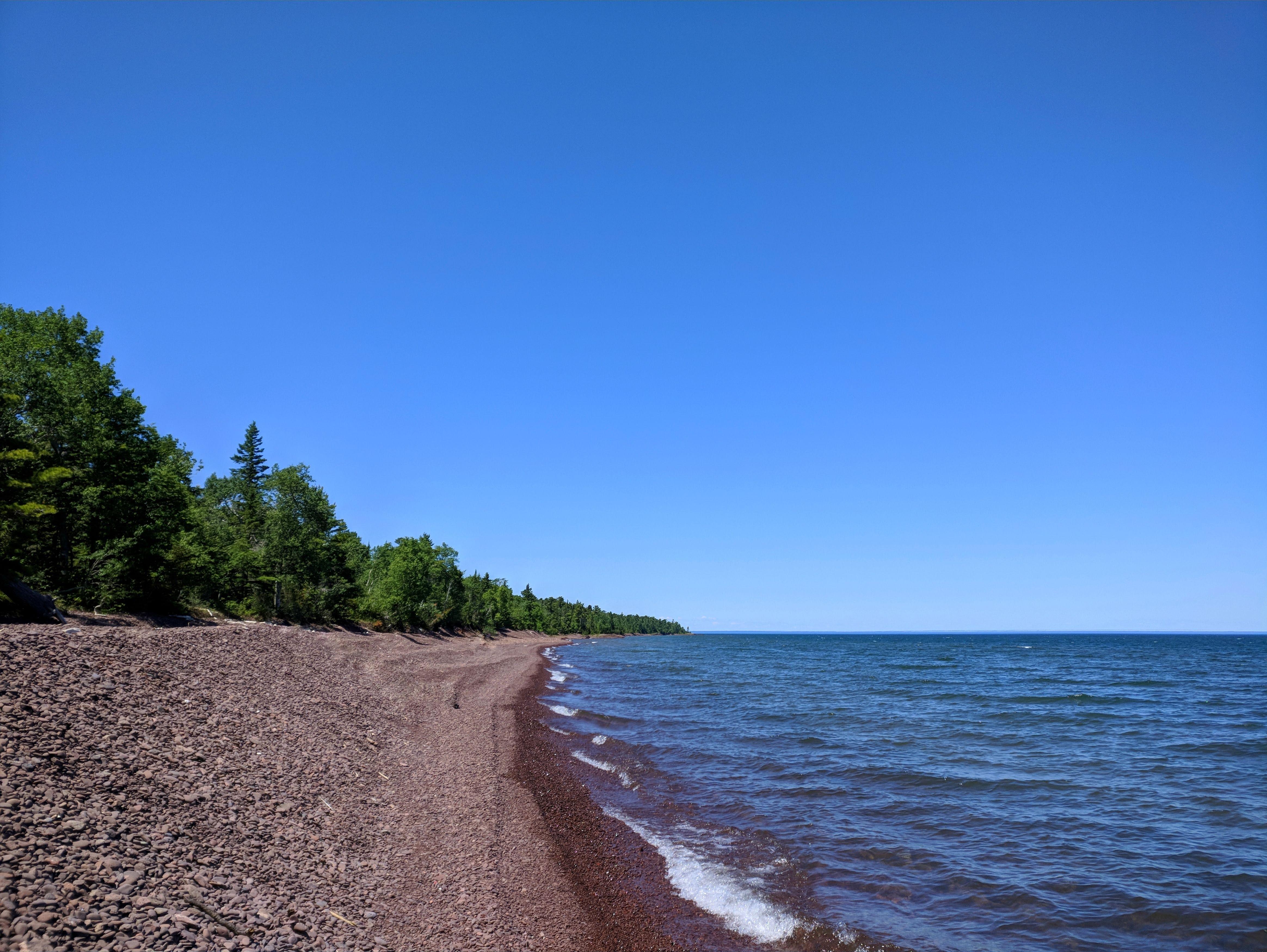 Shoreline of Lake Superior near Copper Harbor, Michigan [4656x3496][OC