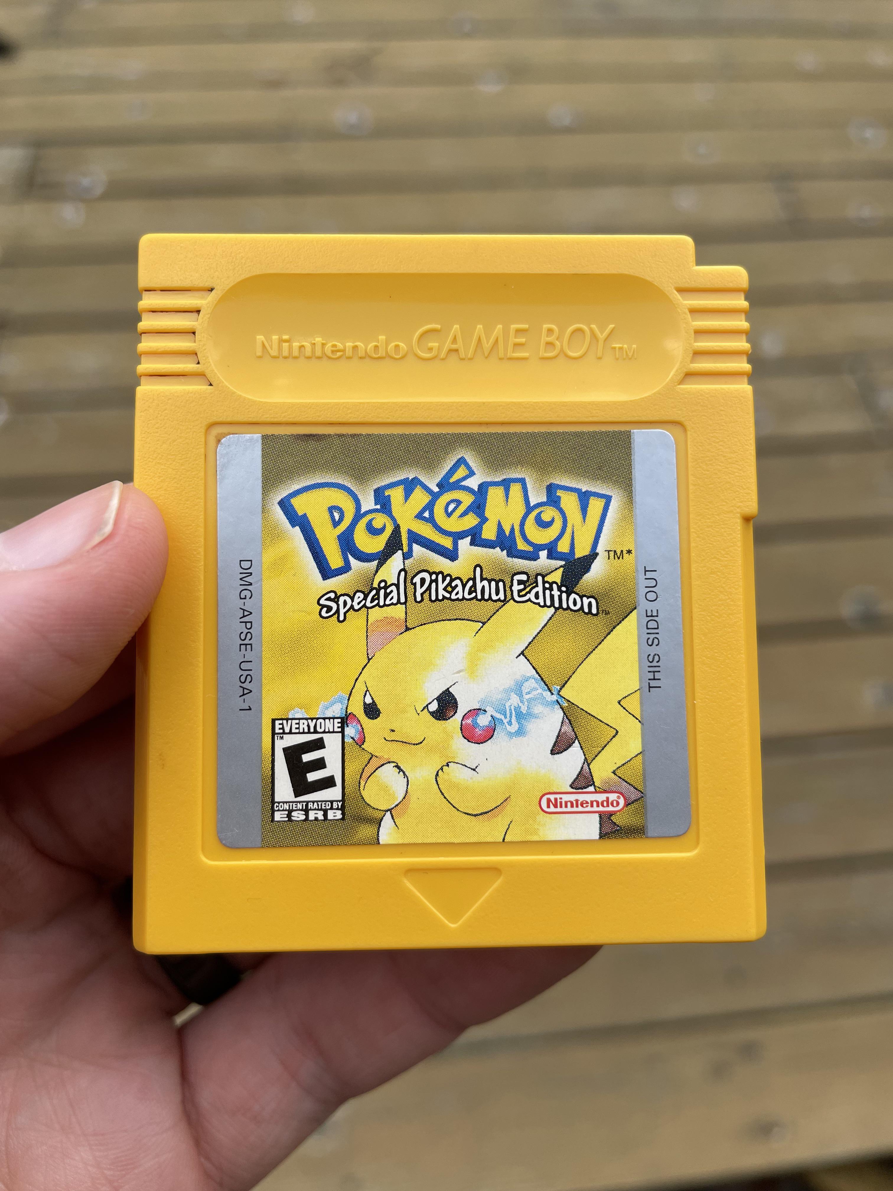 Pokemon Yellow Cartridge