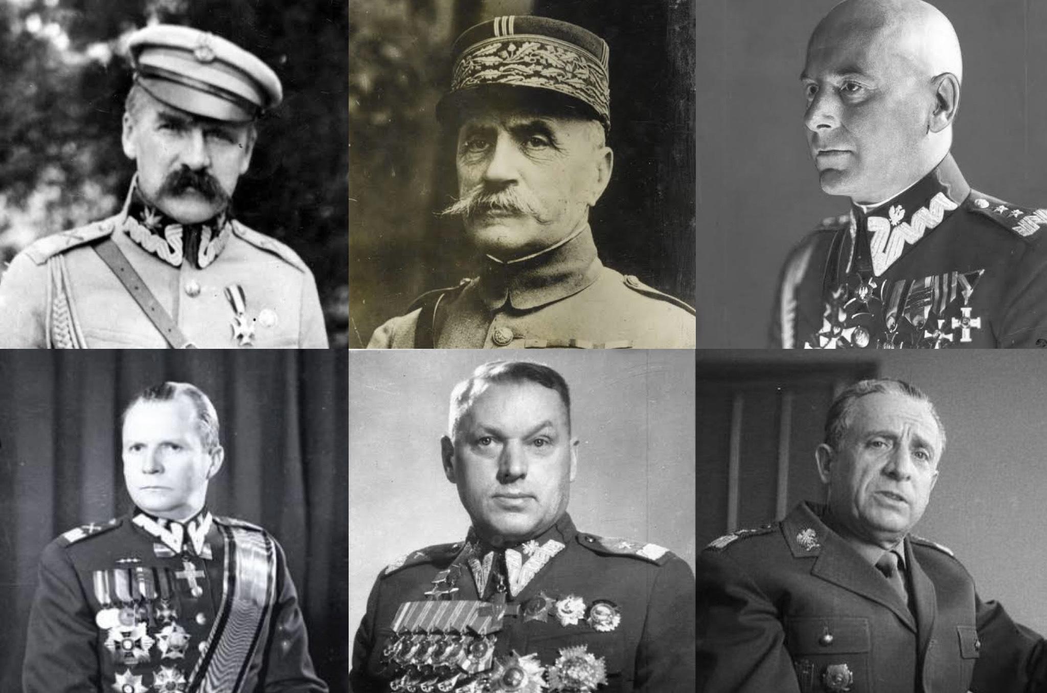 The only six individuals who have attained the rank of Marshal of