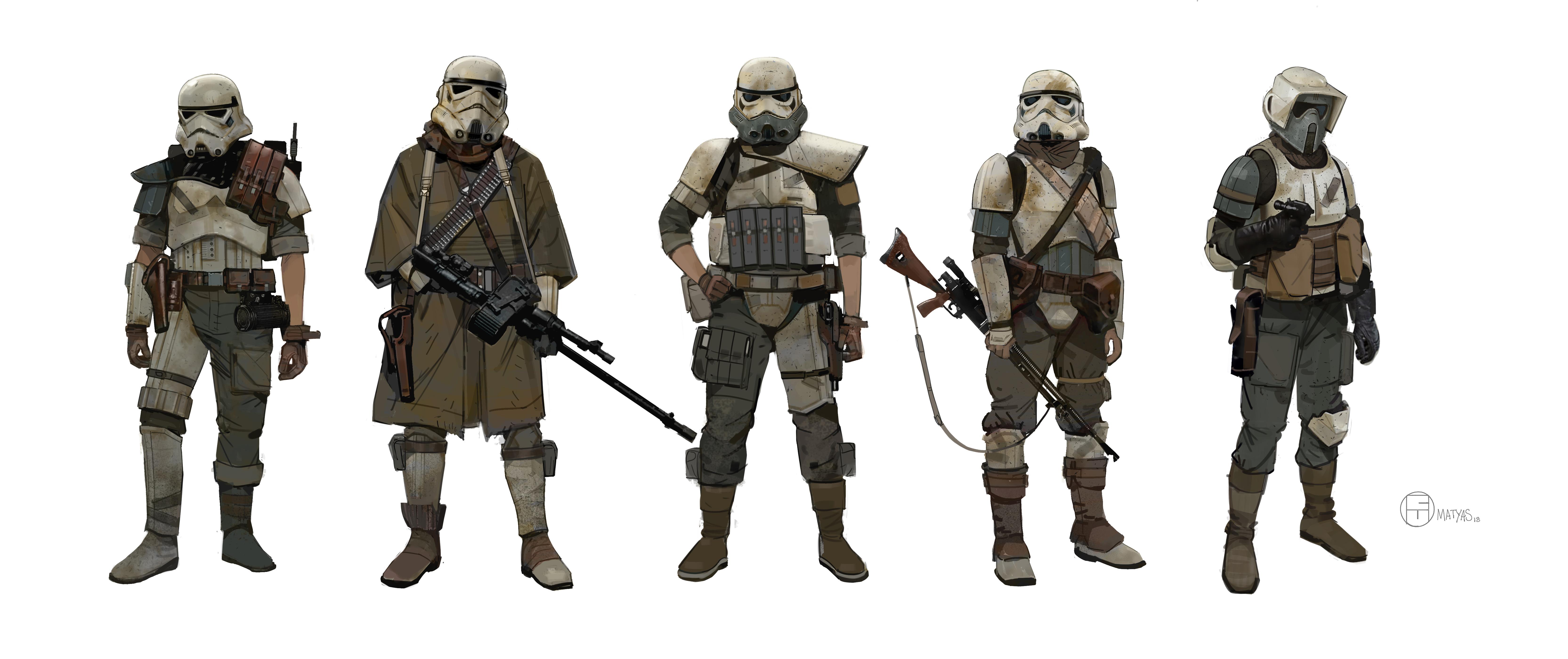 Imperial Remnant concepts for the Mandalorian by Brian Matyas r/StarWars