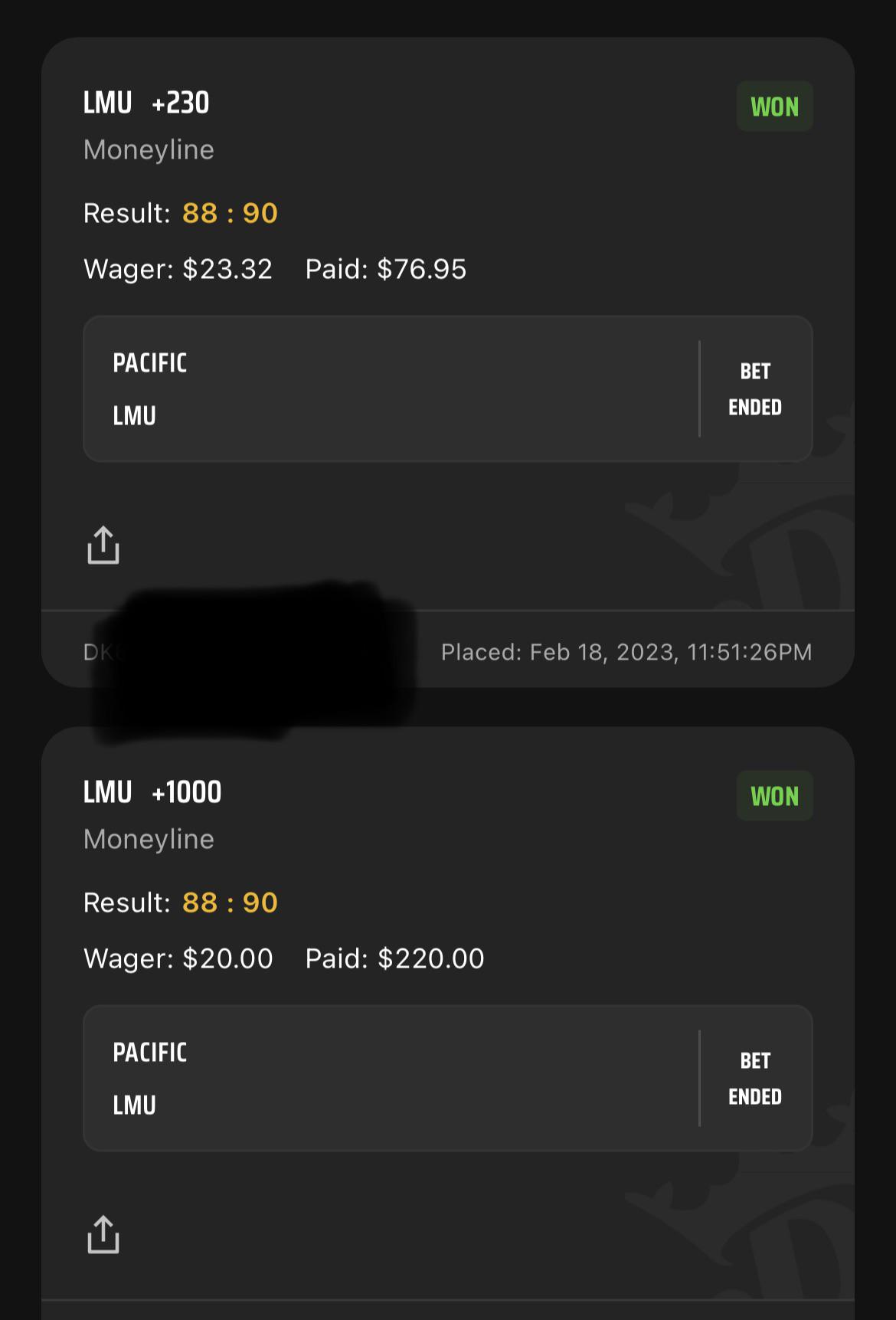 Yessir!! r/sportsbetting