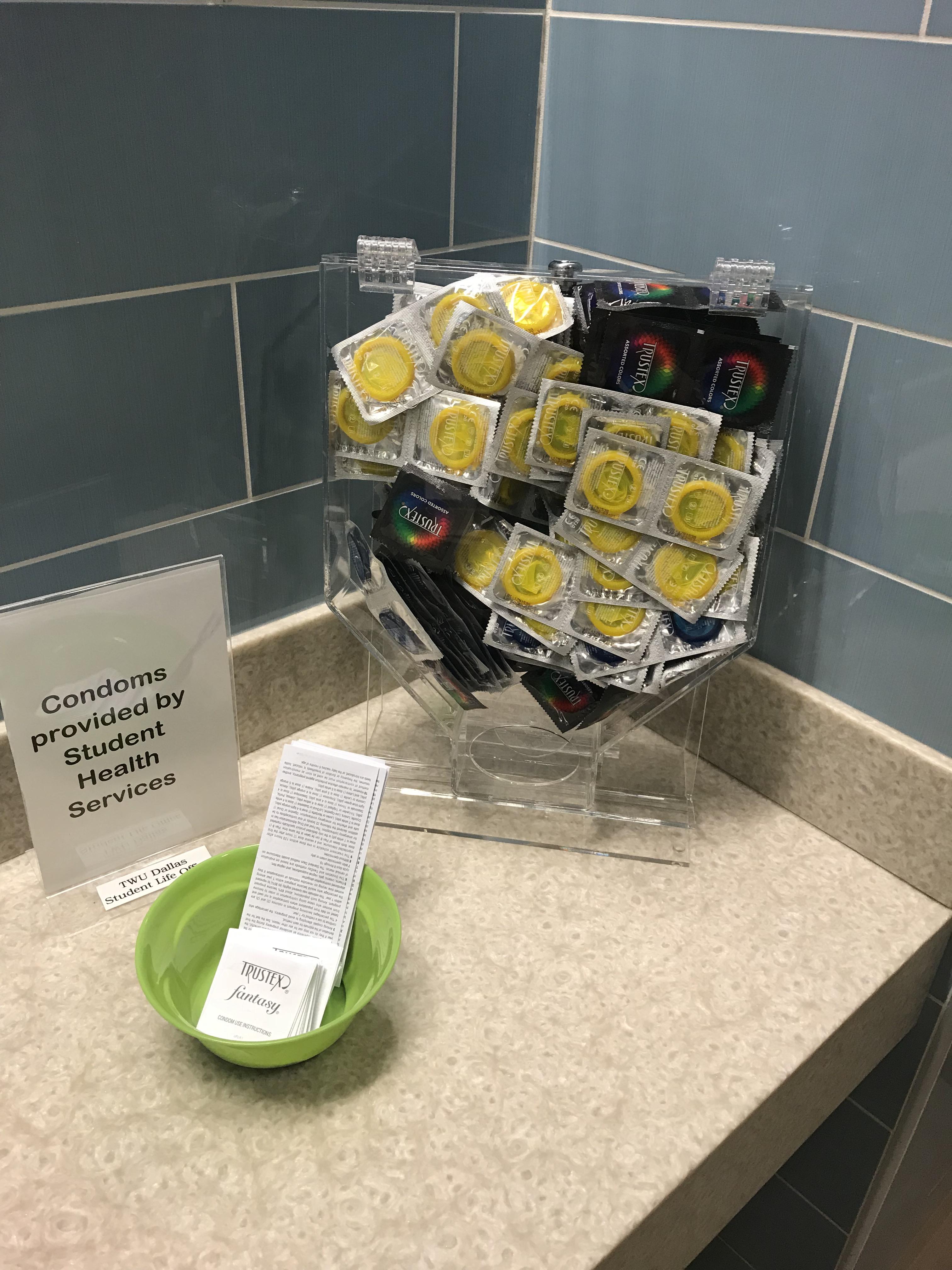 They put a condom dispenser in our bathroom r/mildlyinteresting