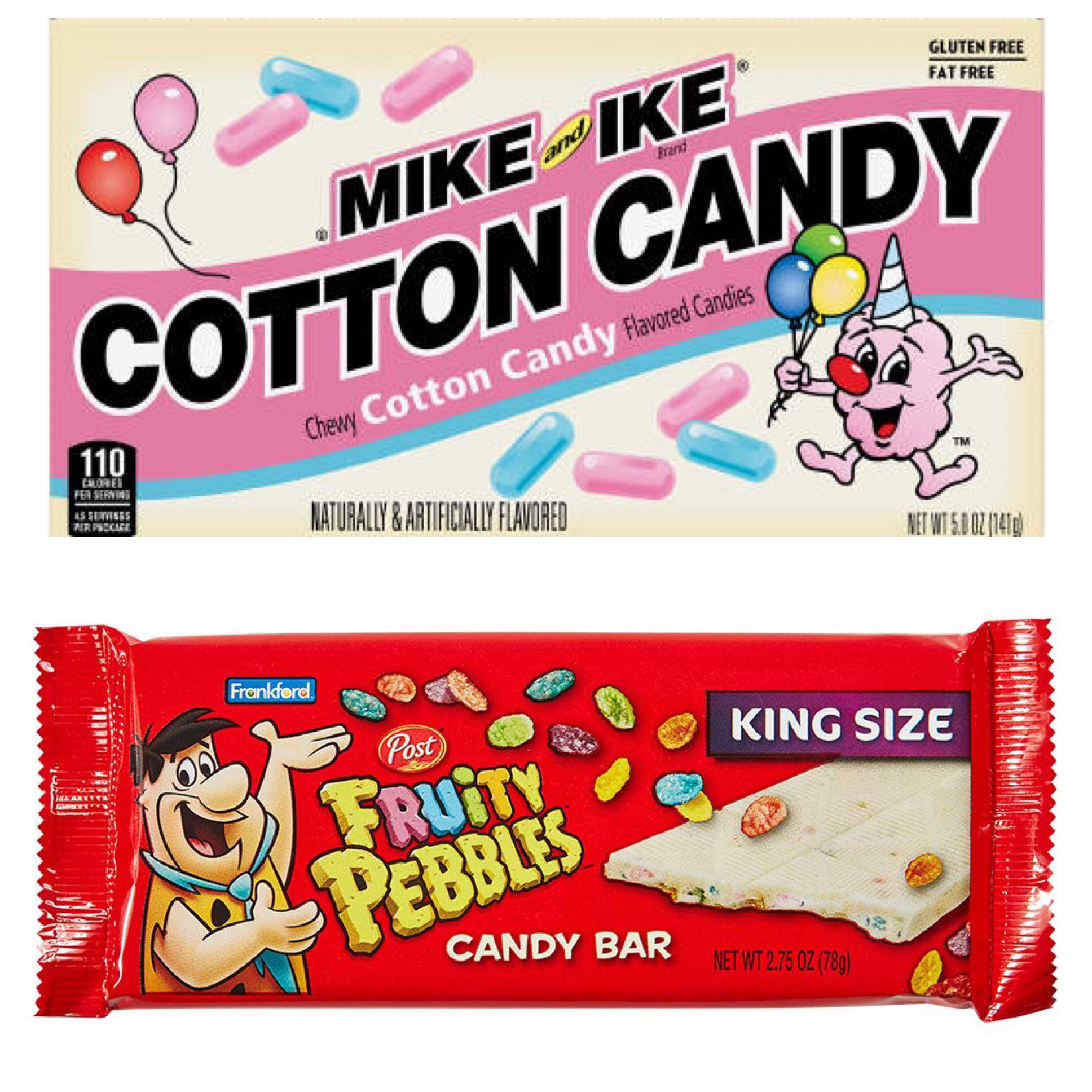 Tried both of these this weekend! Mike and Ike "Cotton Candy" and