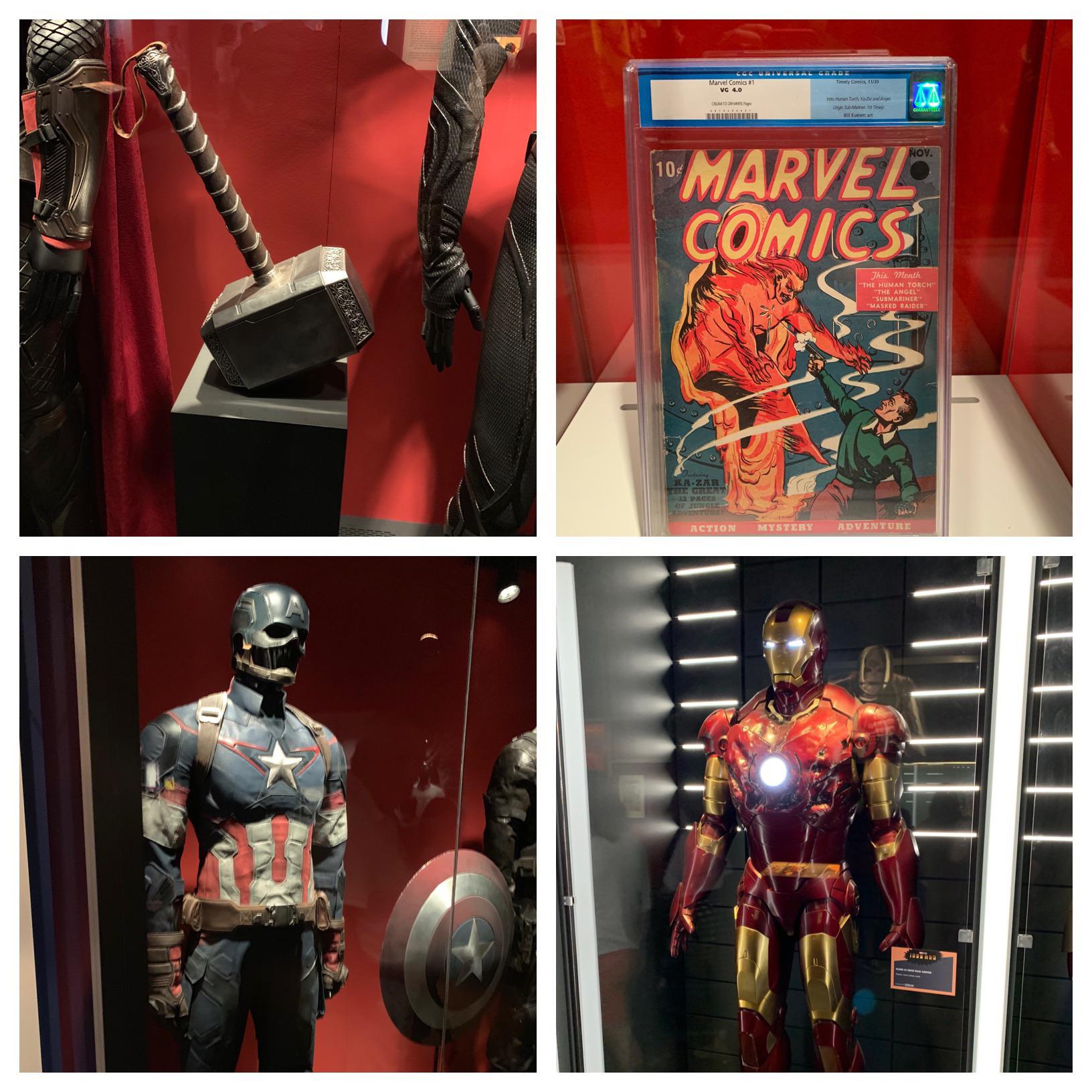The Marvel exhibit at the Franklin Institute is amazing, with lots of