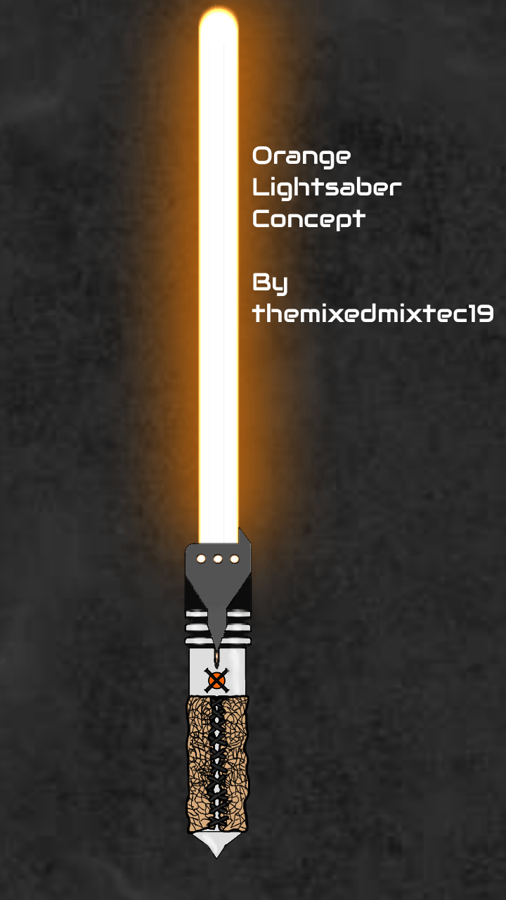 (OG) orange lightsaber concept I made r/lightsabers