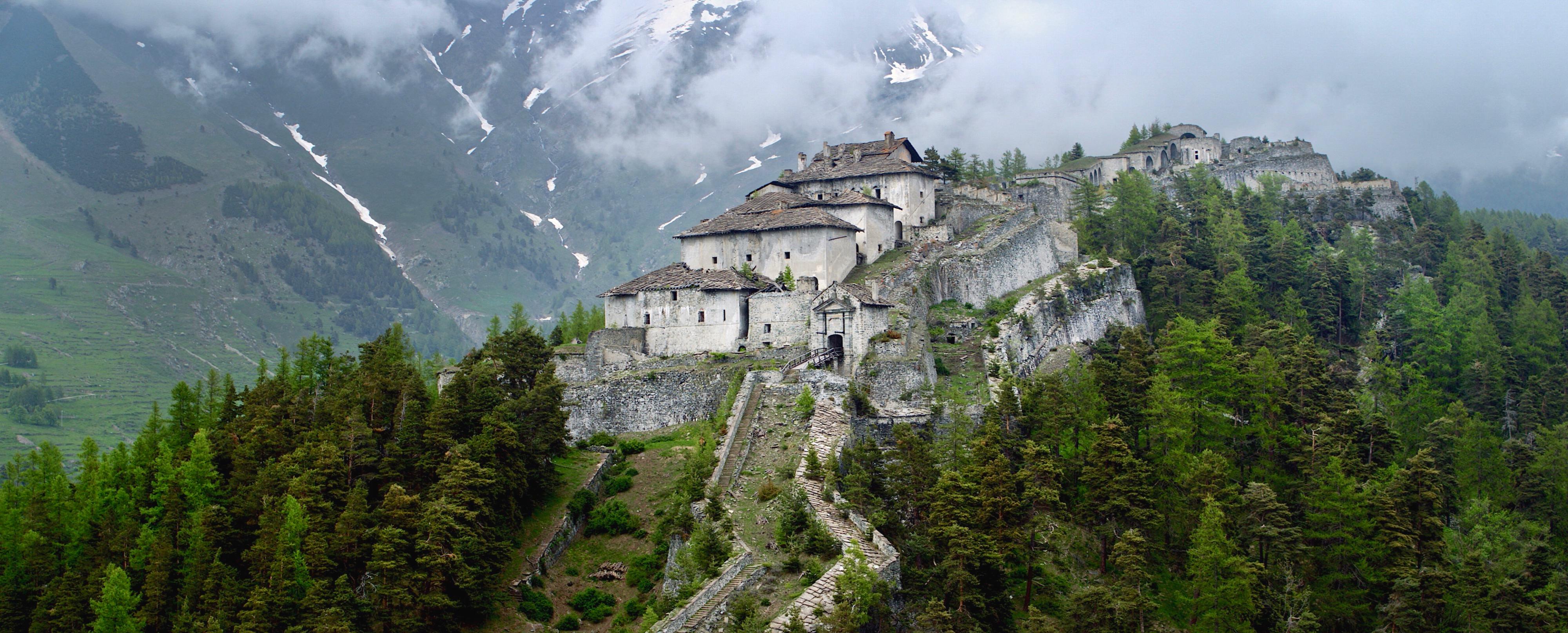 Fenestrelle Fortress in the Piemonte Region. One of the largest