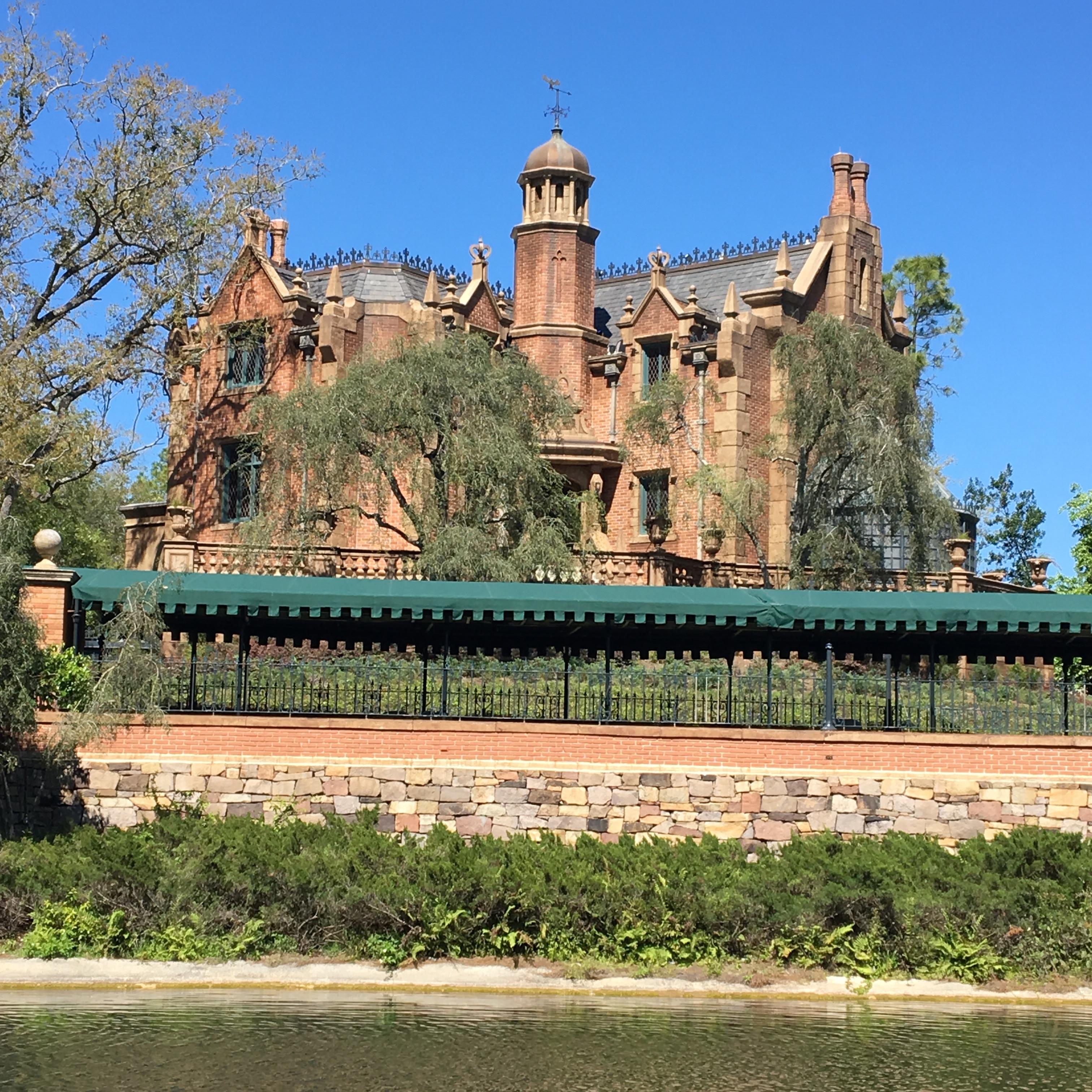 Temporary Shutdown + View from Tom Sawyer's Island = Spooky Quiet Photo