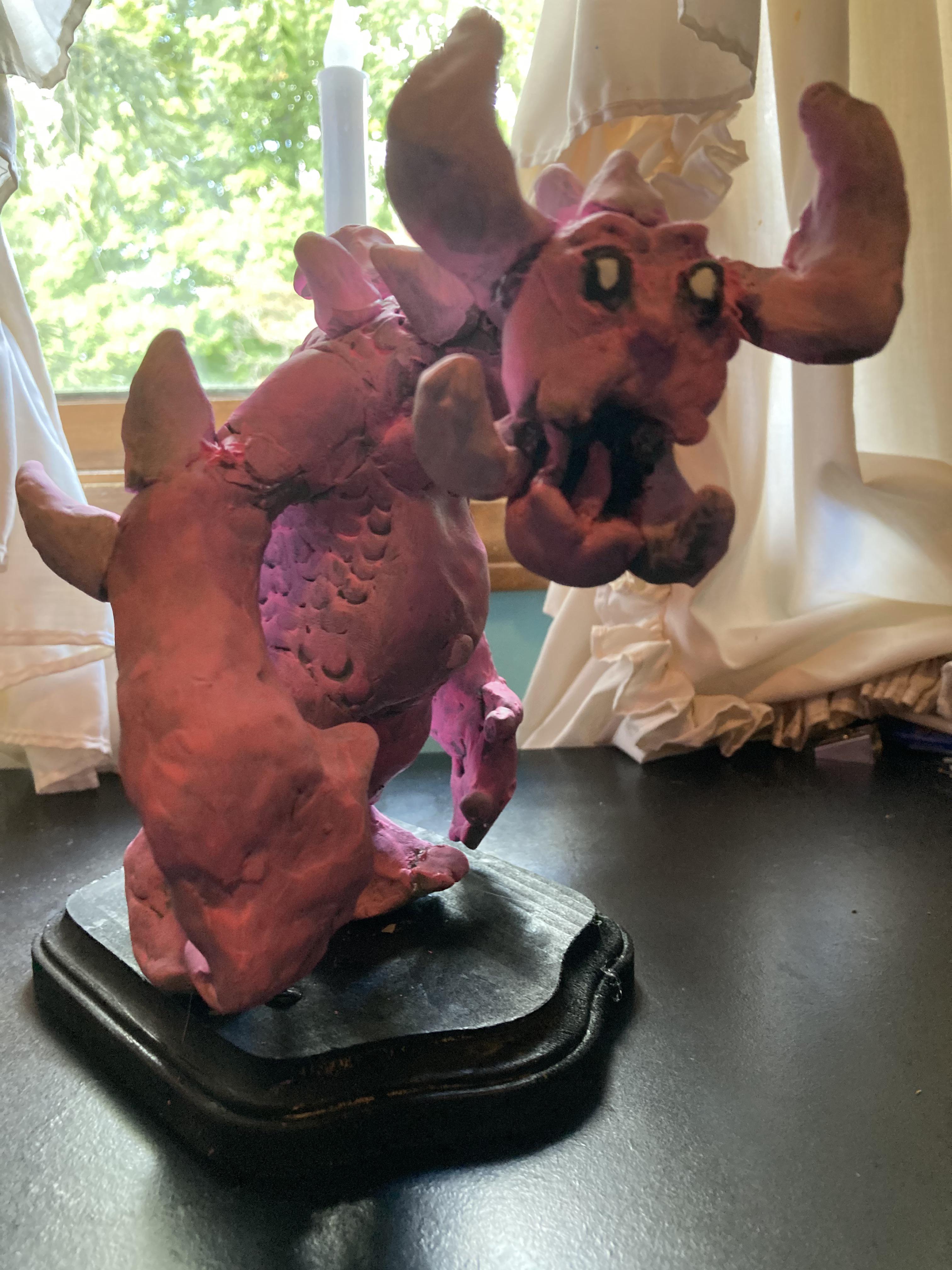 Made a clay sculpture of my favorite kaiju r/stevenuniverse