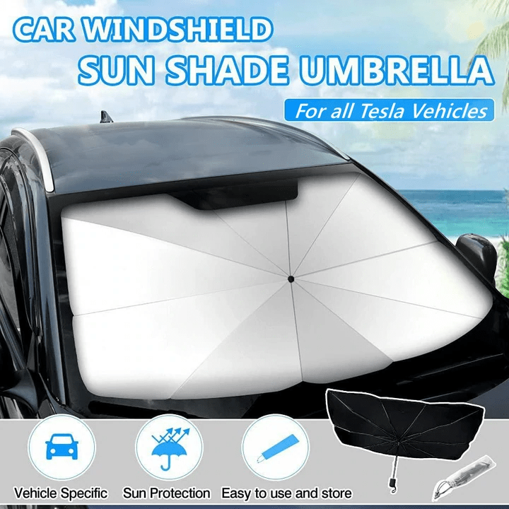 Car Windshield Sun Shade Umbrella for Tesla Model 3/Model Y/Model X