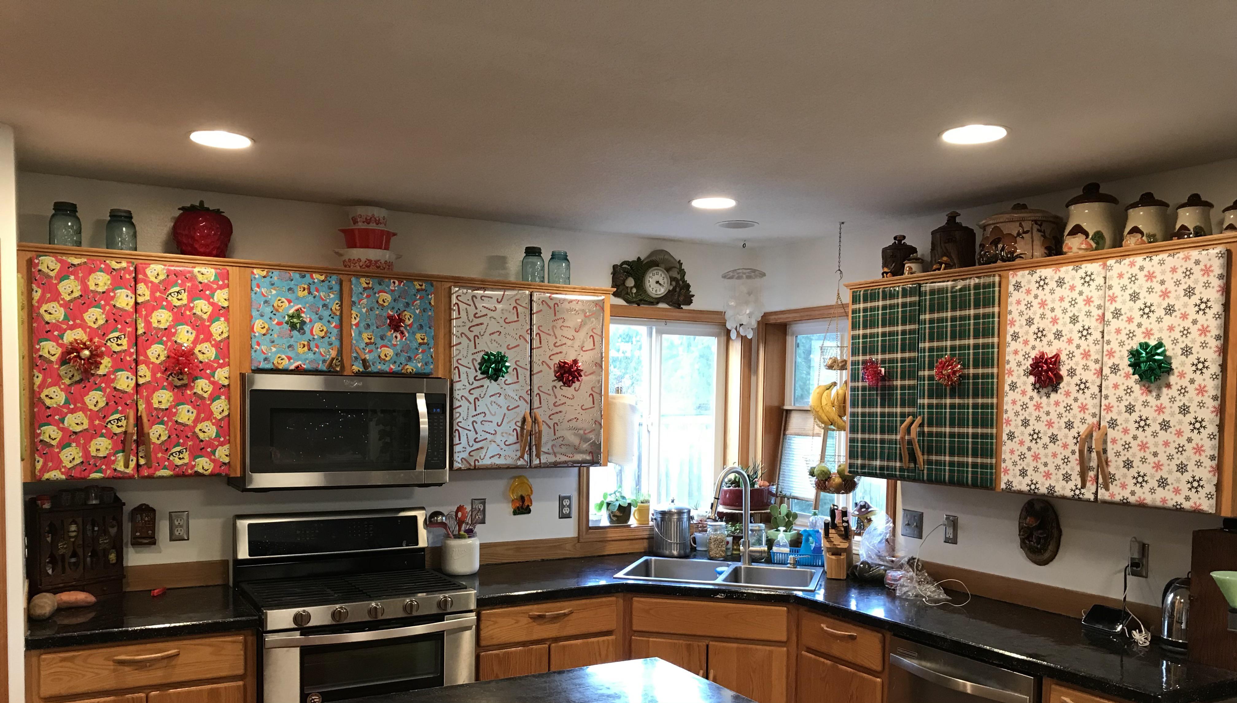 Finally got my cupboards wrapped. Running way behind this year. It’s